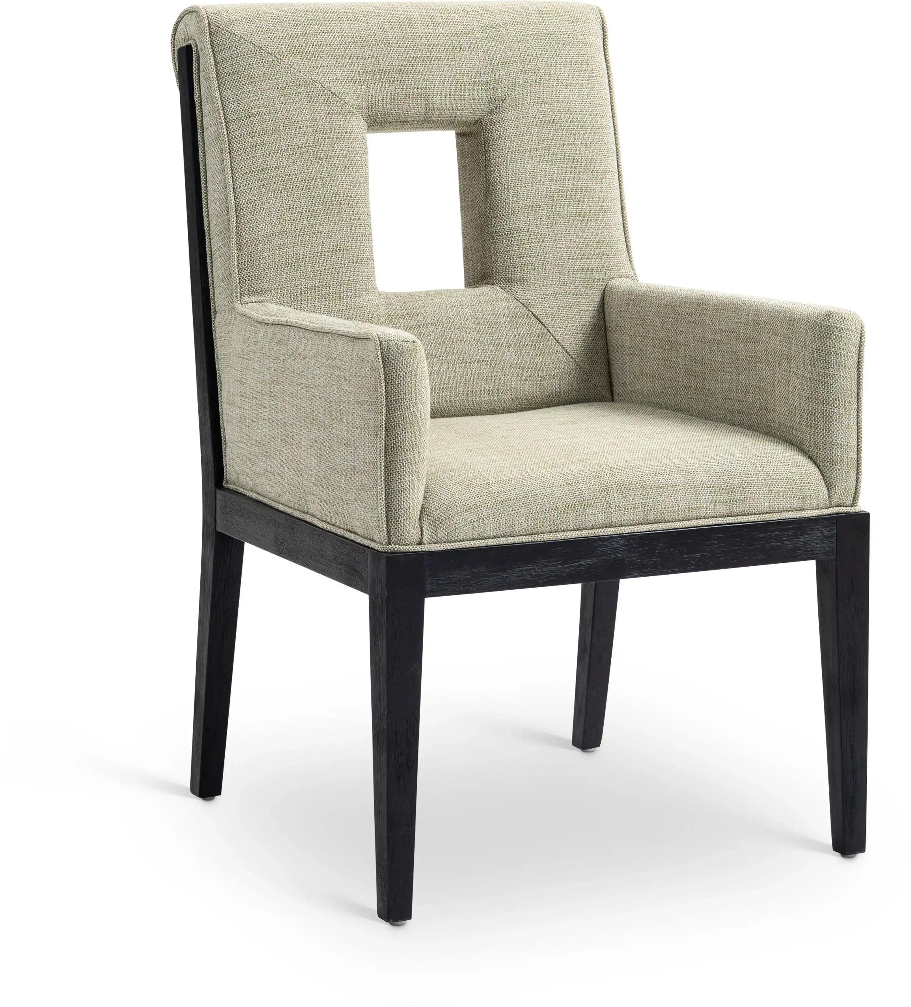 Gwendolyn - Dining Arm Chair With Black Frame - Best Buy Furniture