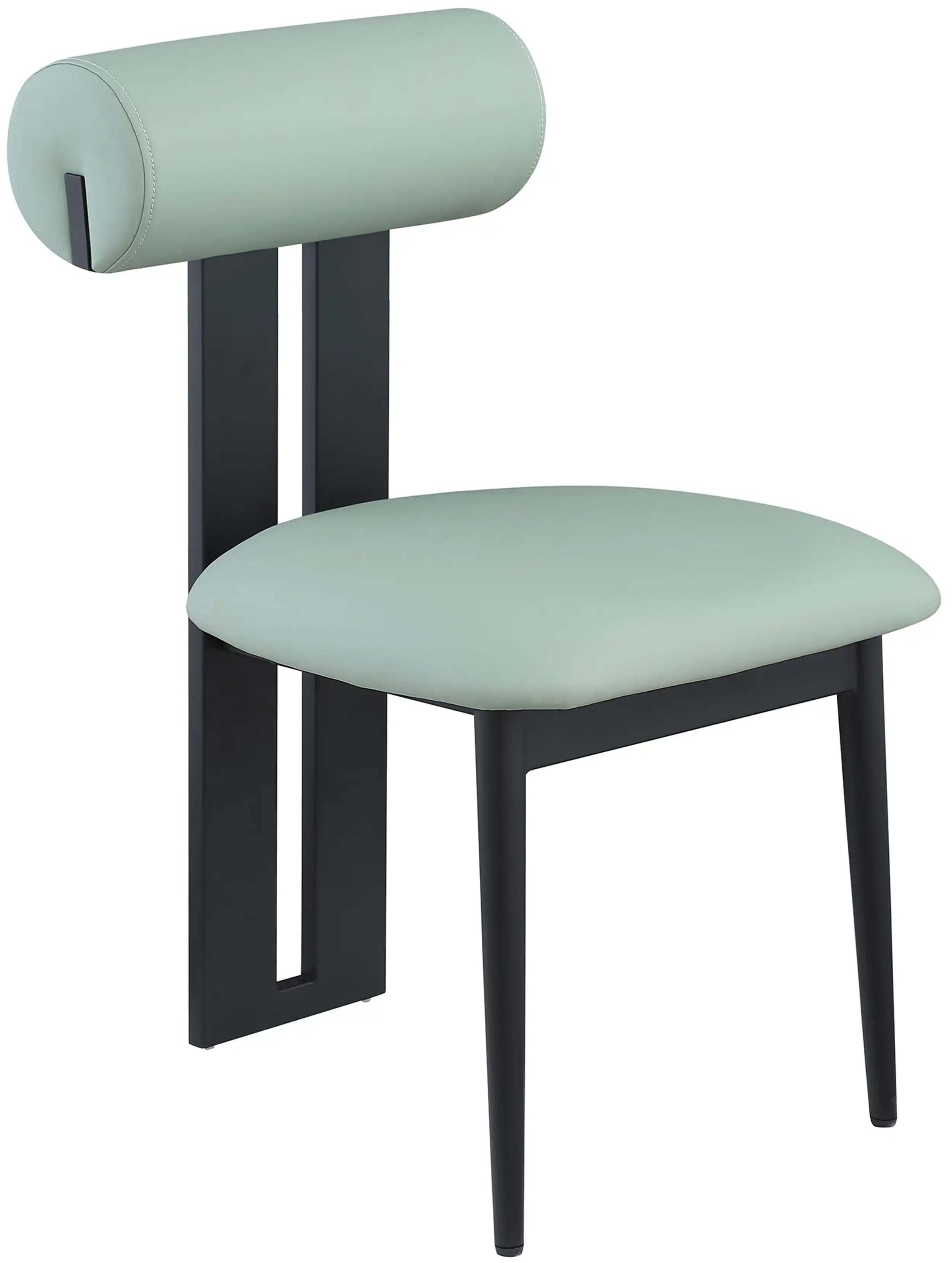 Dario - Faux Leather Dining Chair With Black Frame (Set of 2) - Best Buy Furniture