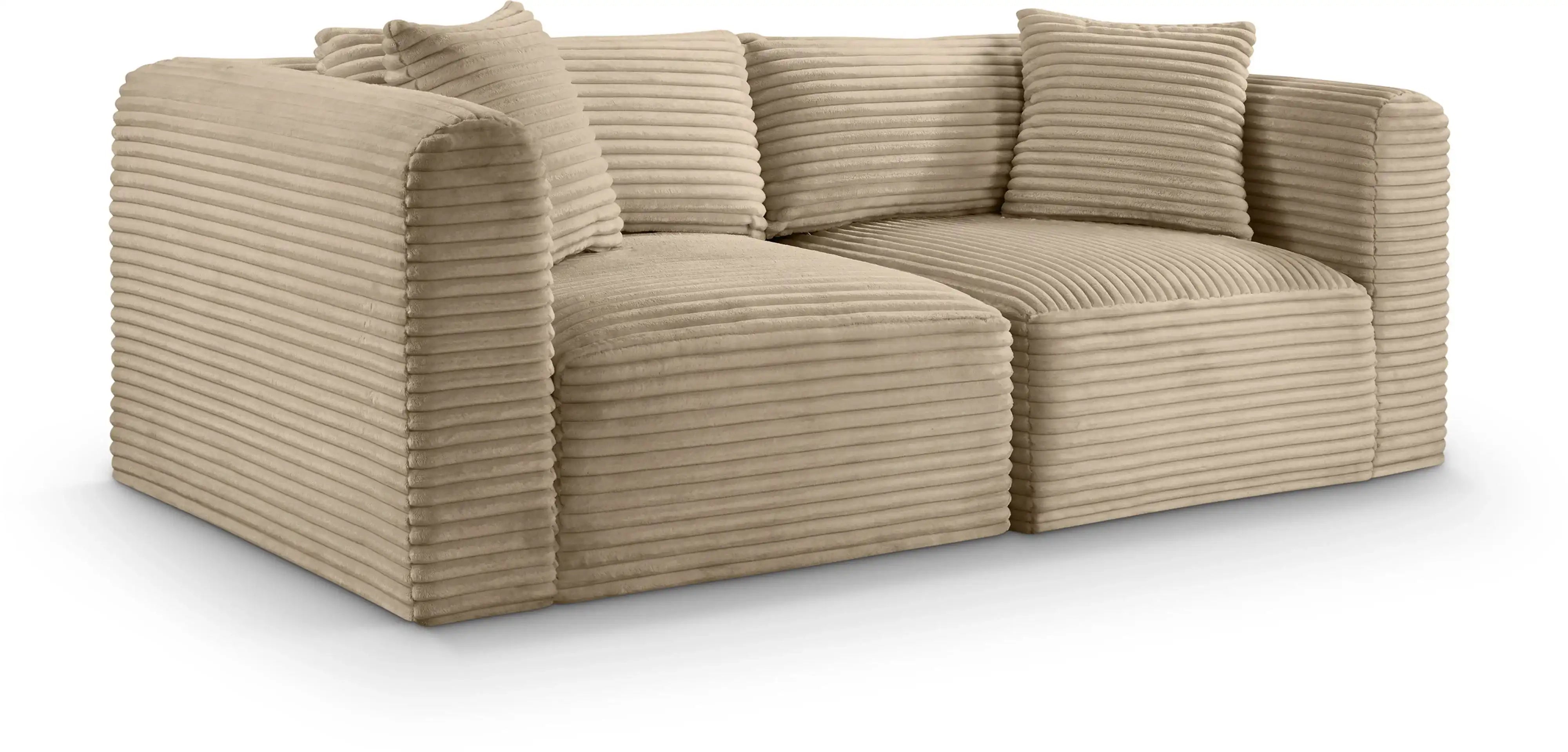 Shaggy - Fabric 2 Seat Modular Sofa - Best Buy Furniture