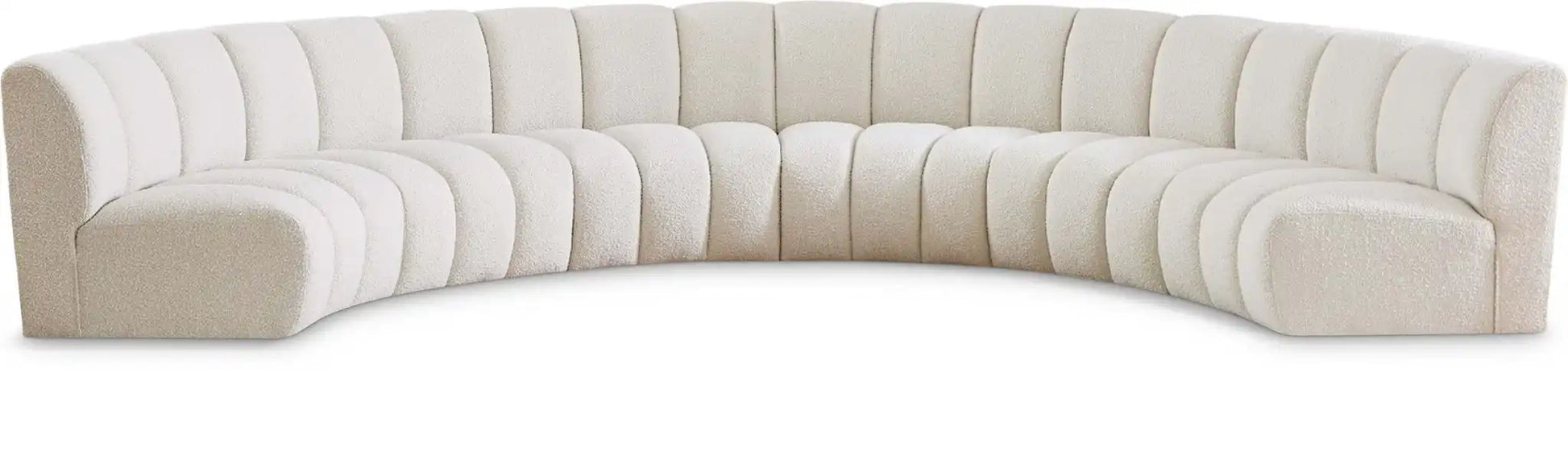 Infinity - 6 Piece Boucle Modular Sectional - Best Buy Furniture