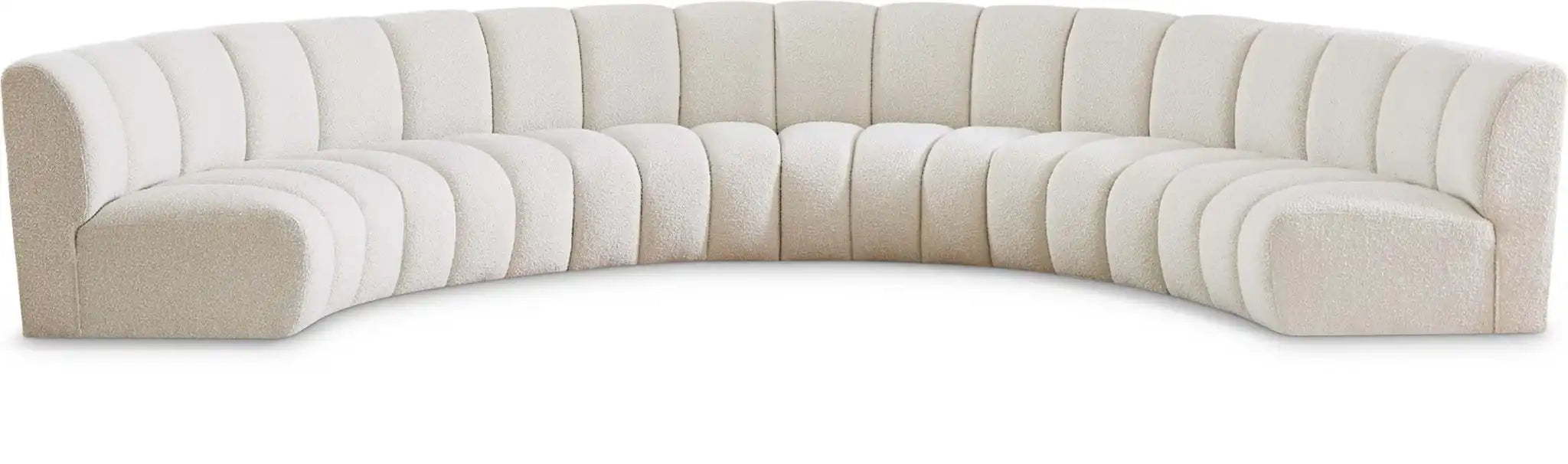 Infinity - 6 Piece Boucle Modular Sectional - Best Buy Furniture
