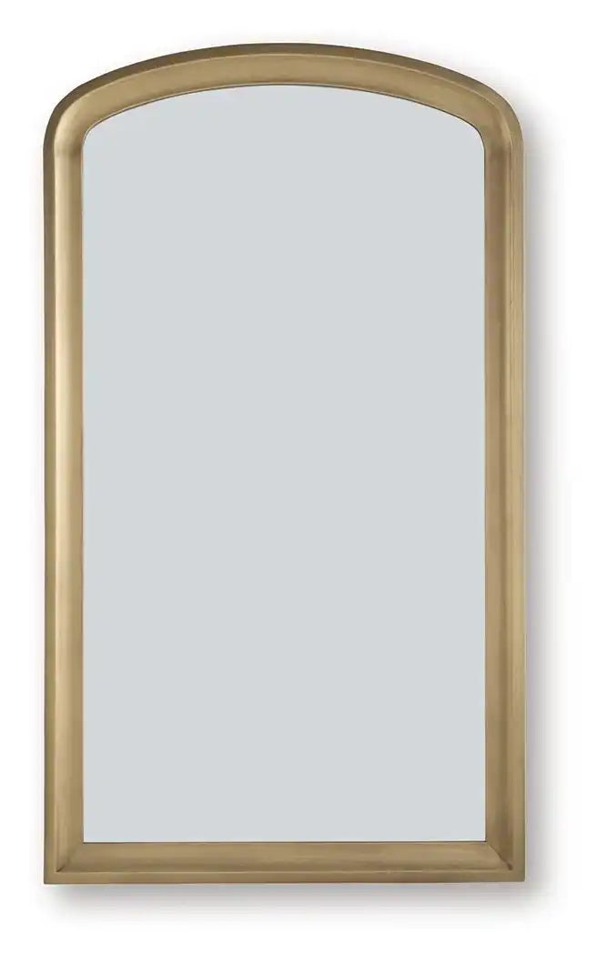 Fintan - Floor Mirror - Gold Finish - Best Buy Furniture
