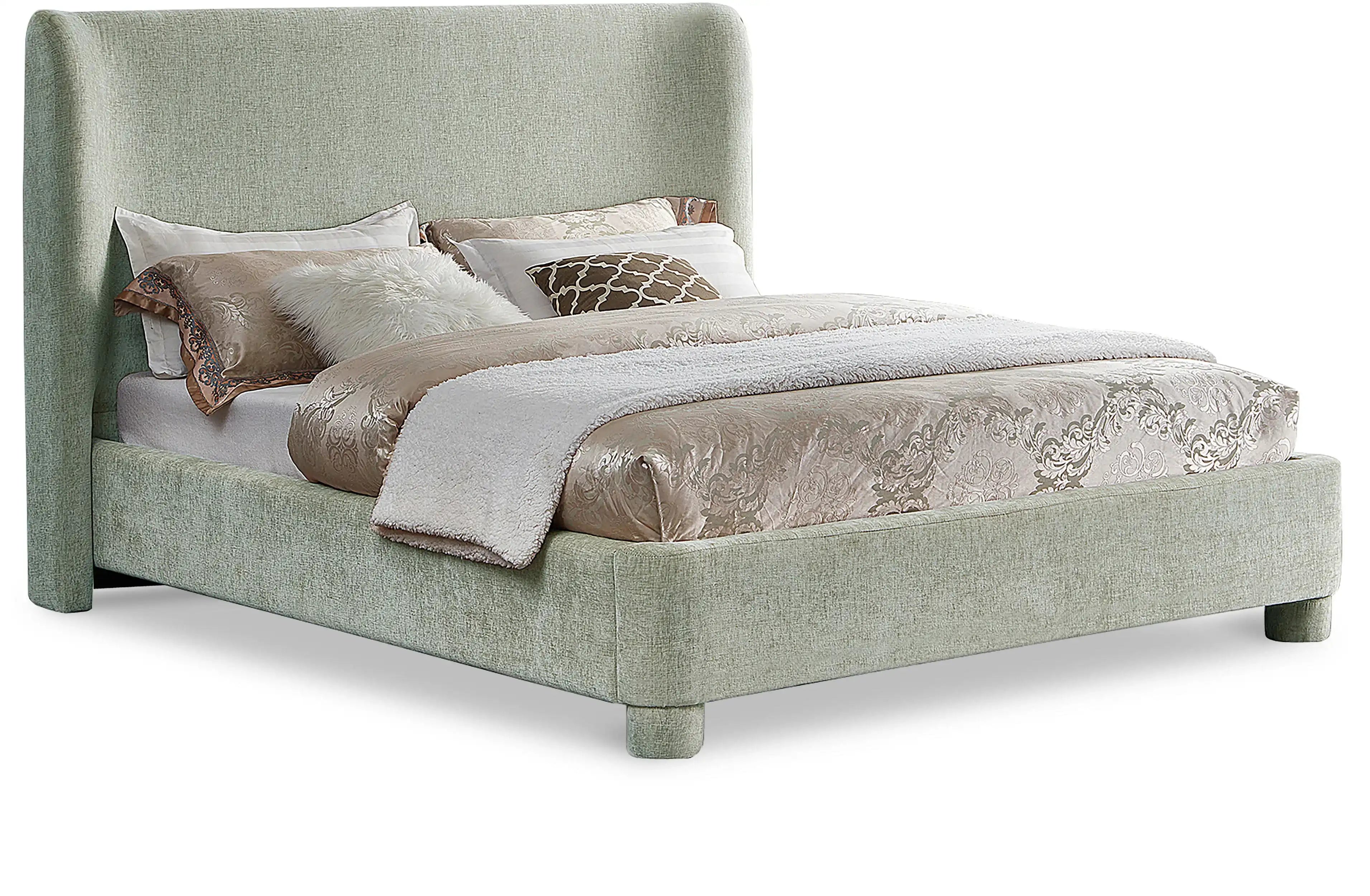 Penny - Chenille Fabric Bed - Best Buy Furniture