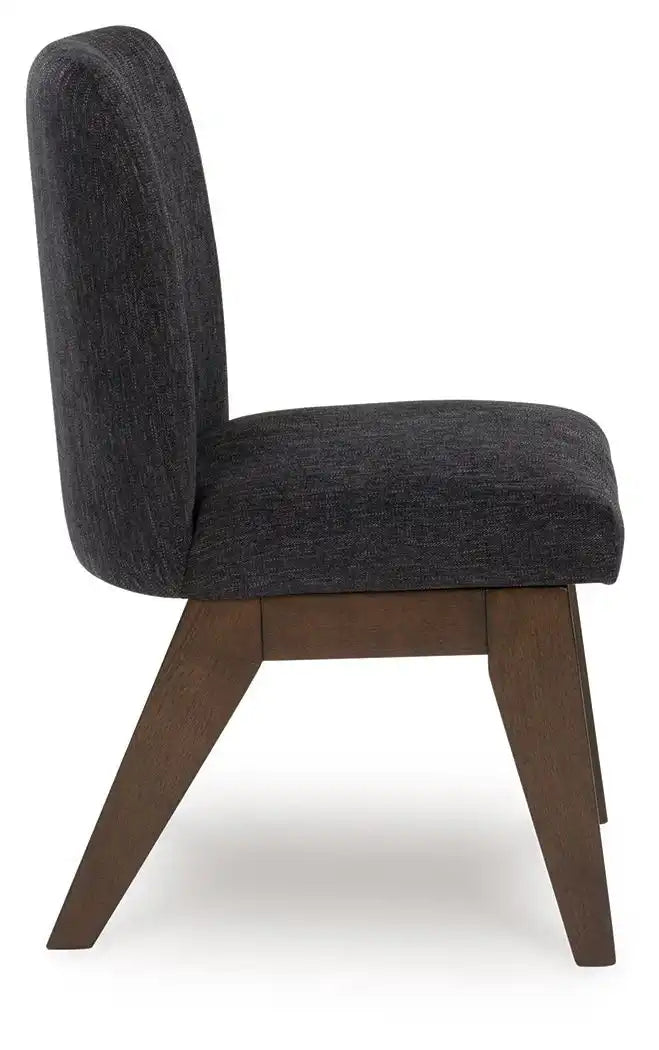 Dilenno - Dining Upholstered Side Chair (Set of 2) - Dark Brown - Best Buy Furniture