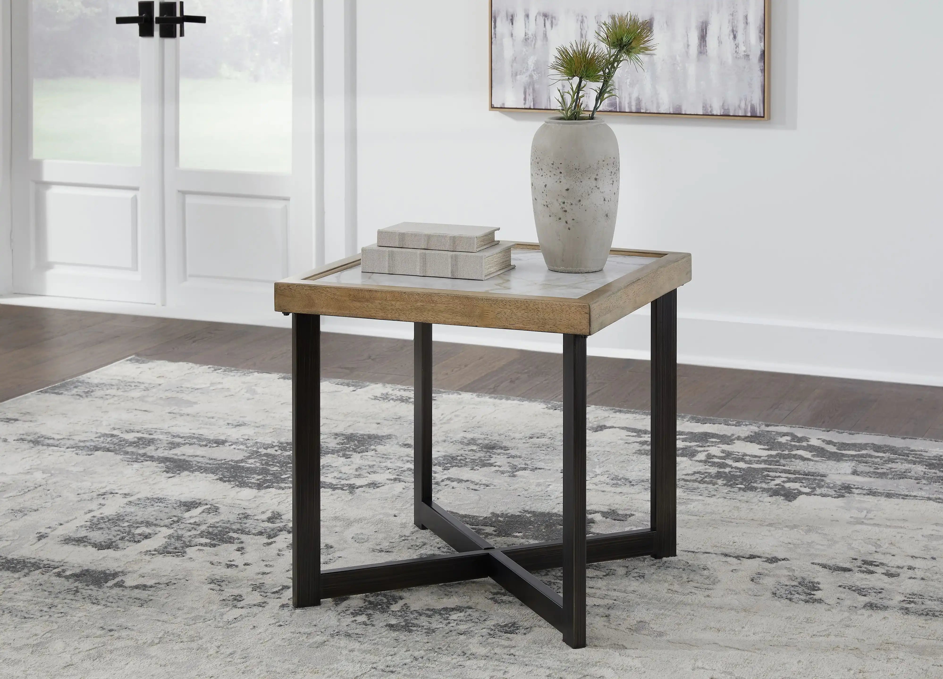 Montia - Square End Table - Multi - Best Buy Furniture