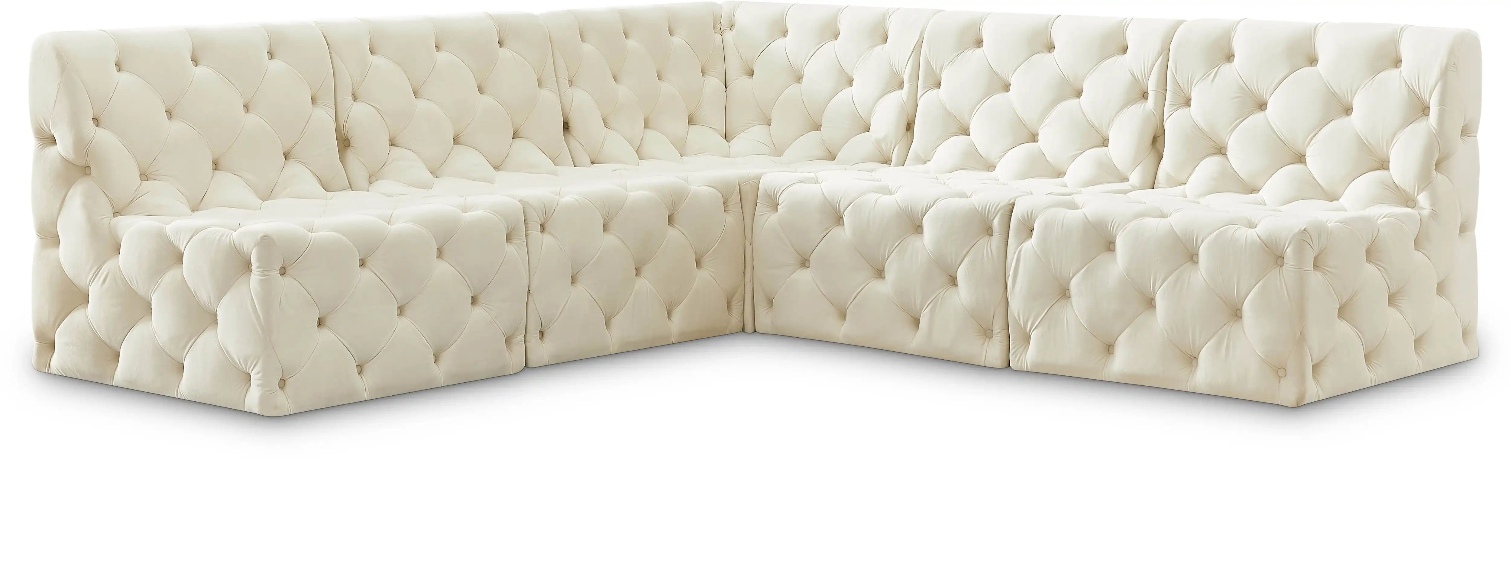Tuft - 5 Piece Modular Sectional - Best Buy Furniture