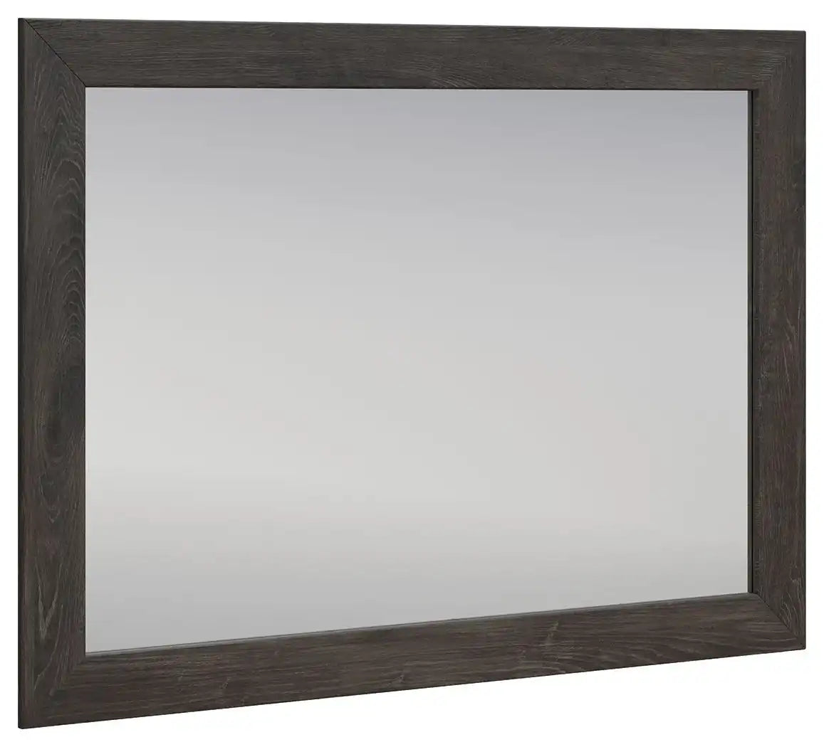 Fraluna - Bedroom Mirror - Charcoal - Best Buy Furniture