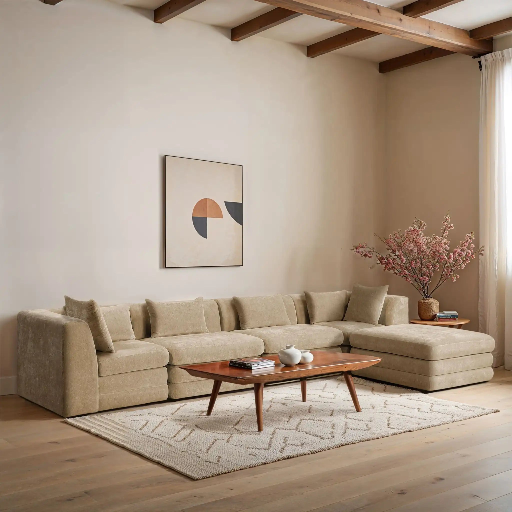Stellar - 5 Piece Upholstered Modular Sectional