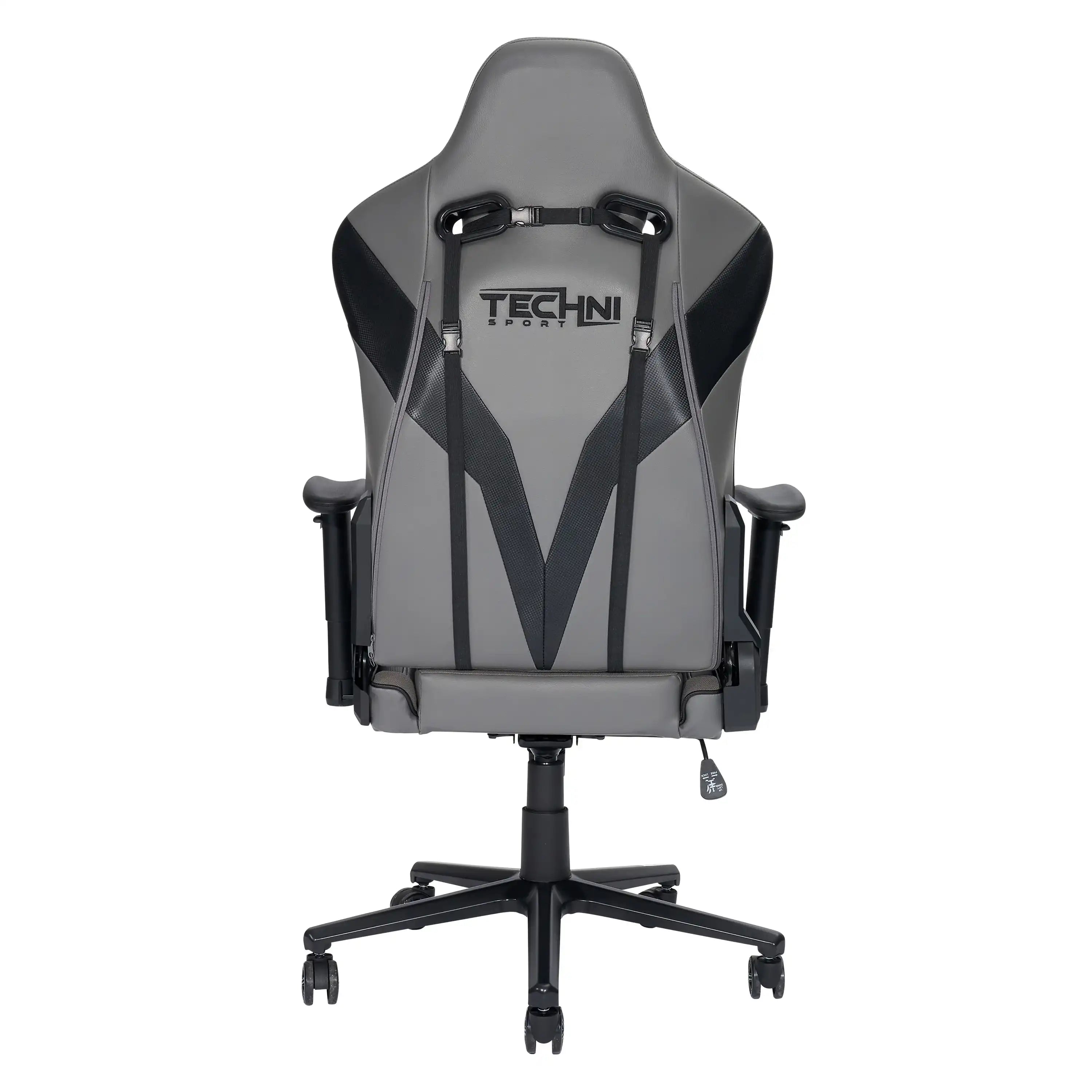 Techni Sport XL Ergonomic Gaming Chair , Grey - Best Buy Furniture
