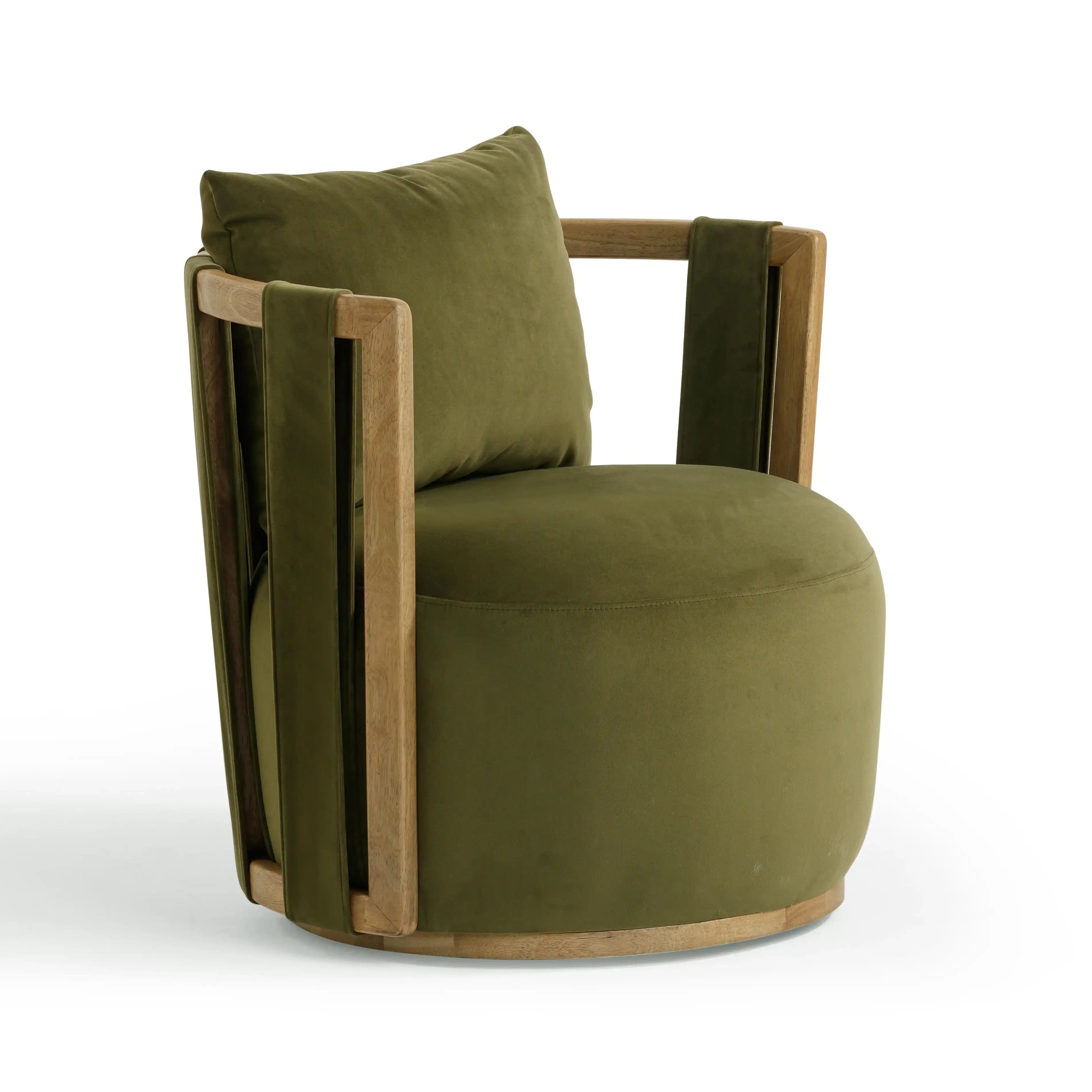 Paolo - Textured Weave Swivel Chair - Best Buy Furniture