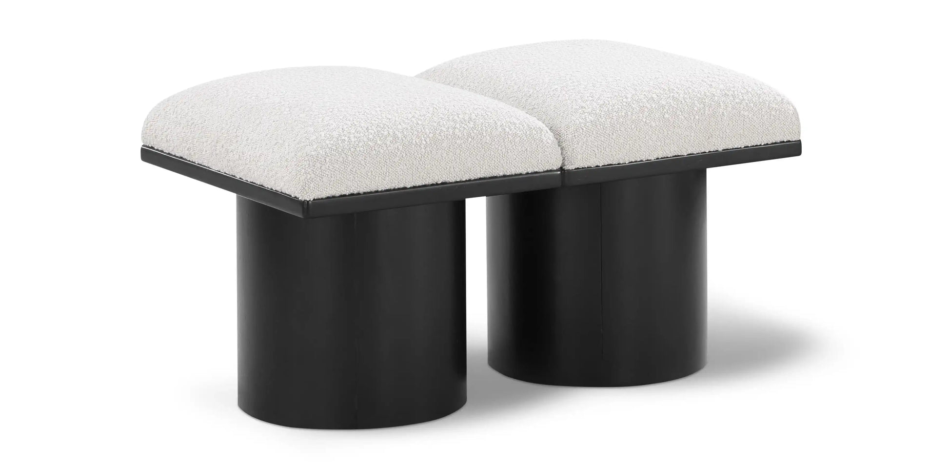 Pavilion - 2 Piece Modular Bench With Black Base - Best Buy Furniture