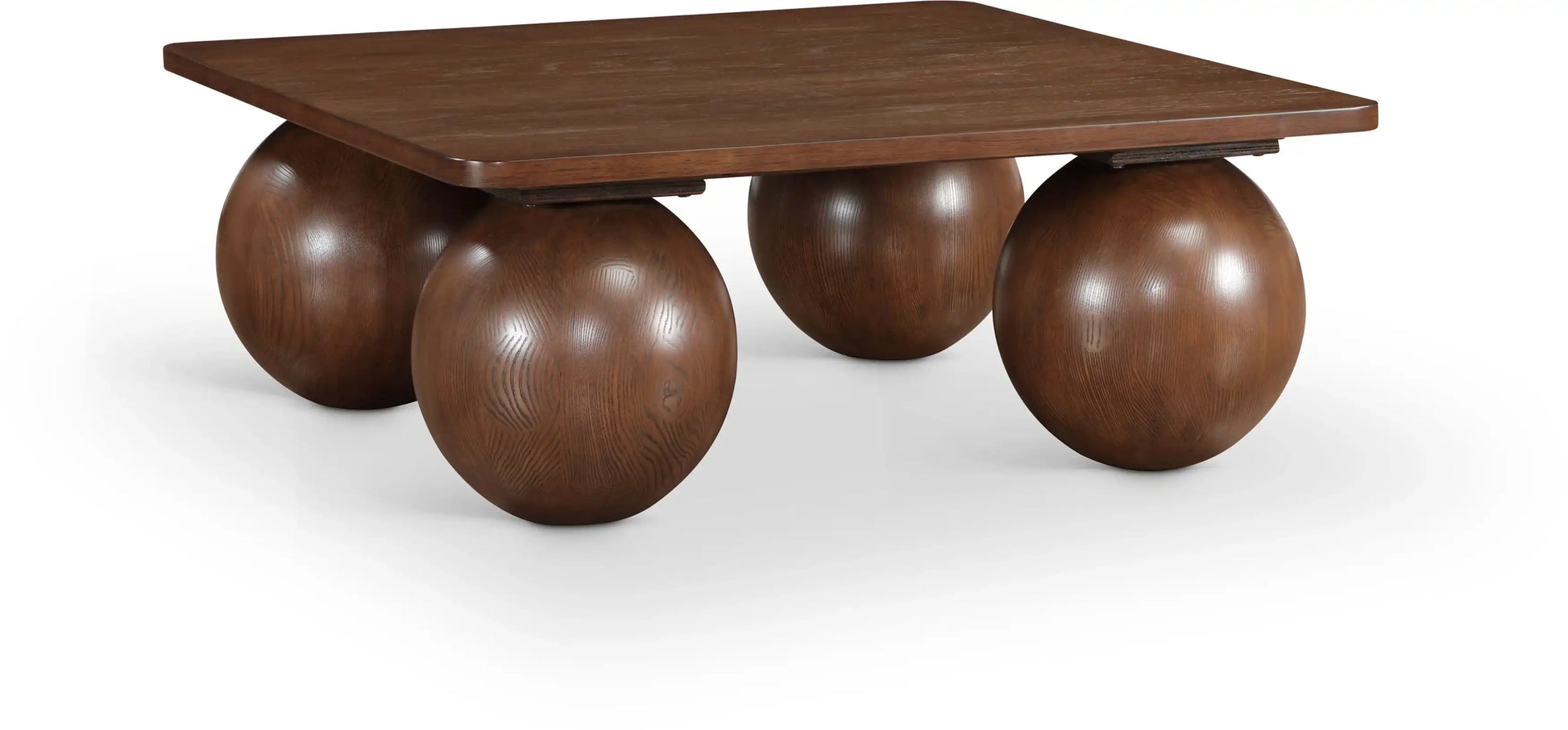 Fitch - Oak Veneer Coffee Table - 4 Legs - Best Buy Furniture