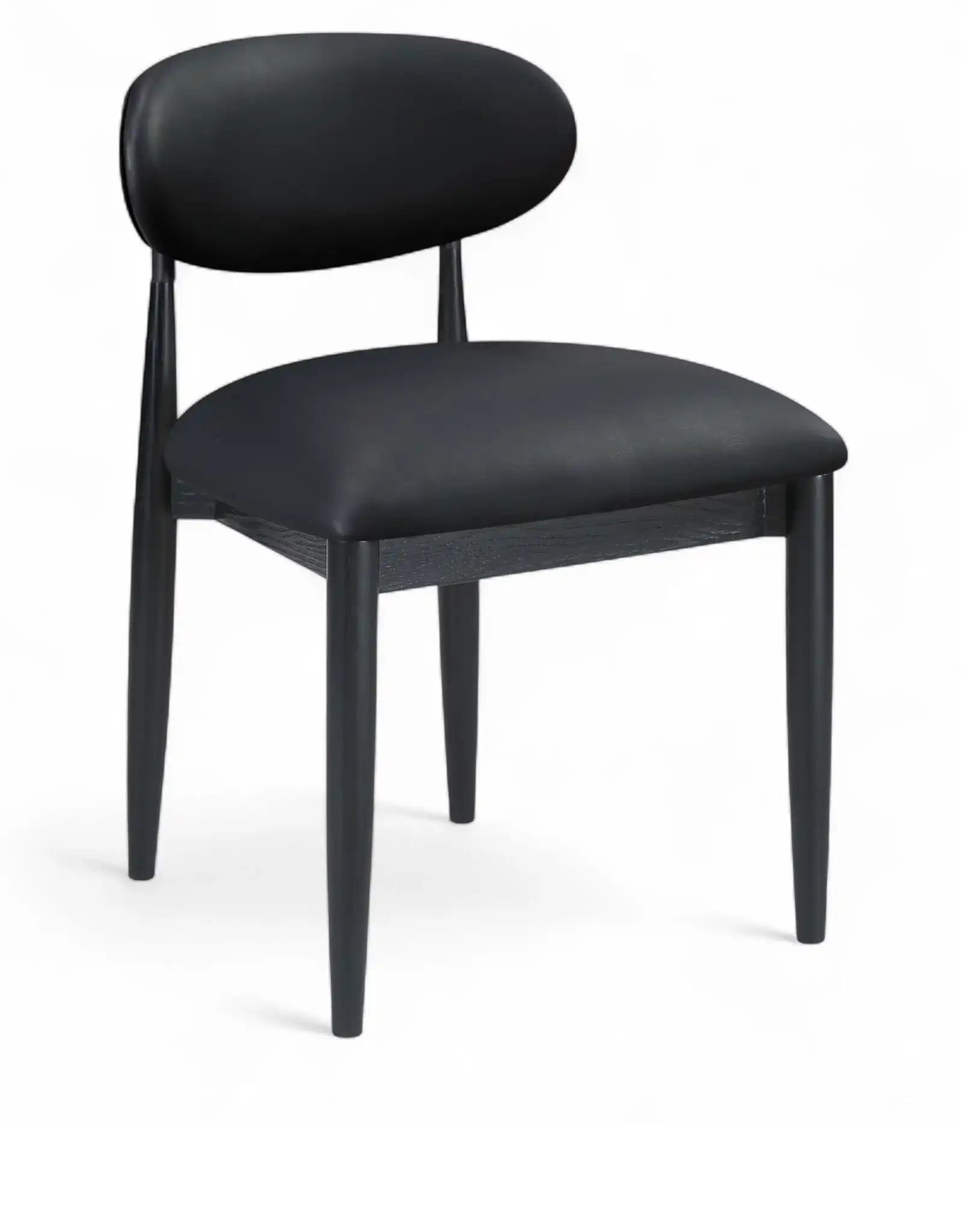 Riccio - Side Chair (Set of 2) - Black Frame - Best Buy Furniture