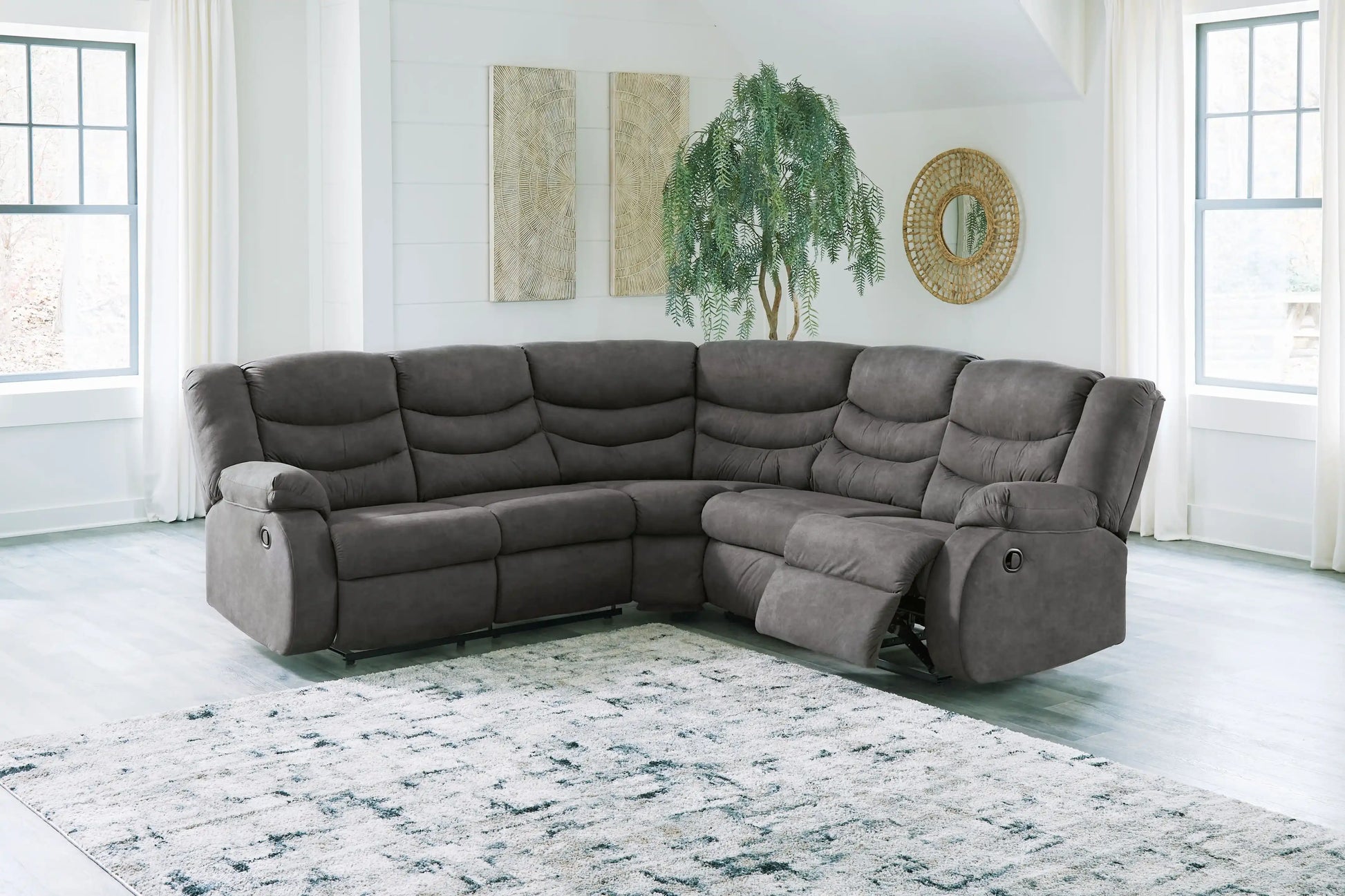 Partymate - Reclining Sectional - Best Buy Furniture