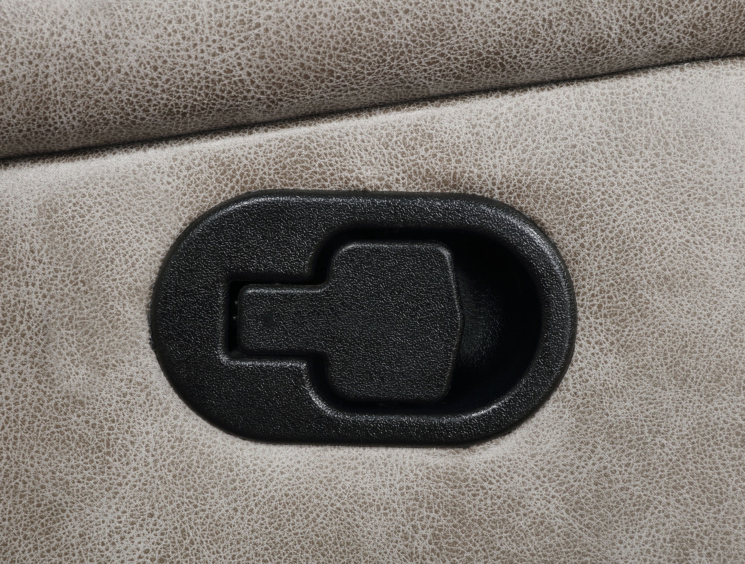 Greer Upholstered Motion Reclining Sofa Taupe-CoasterEveryday