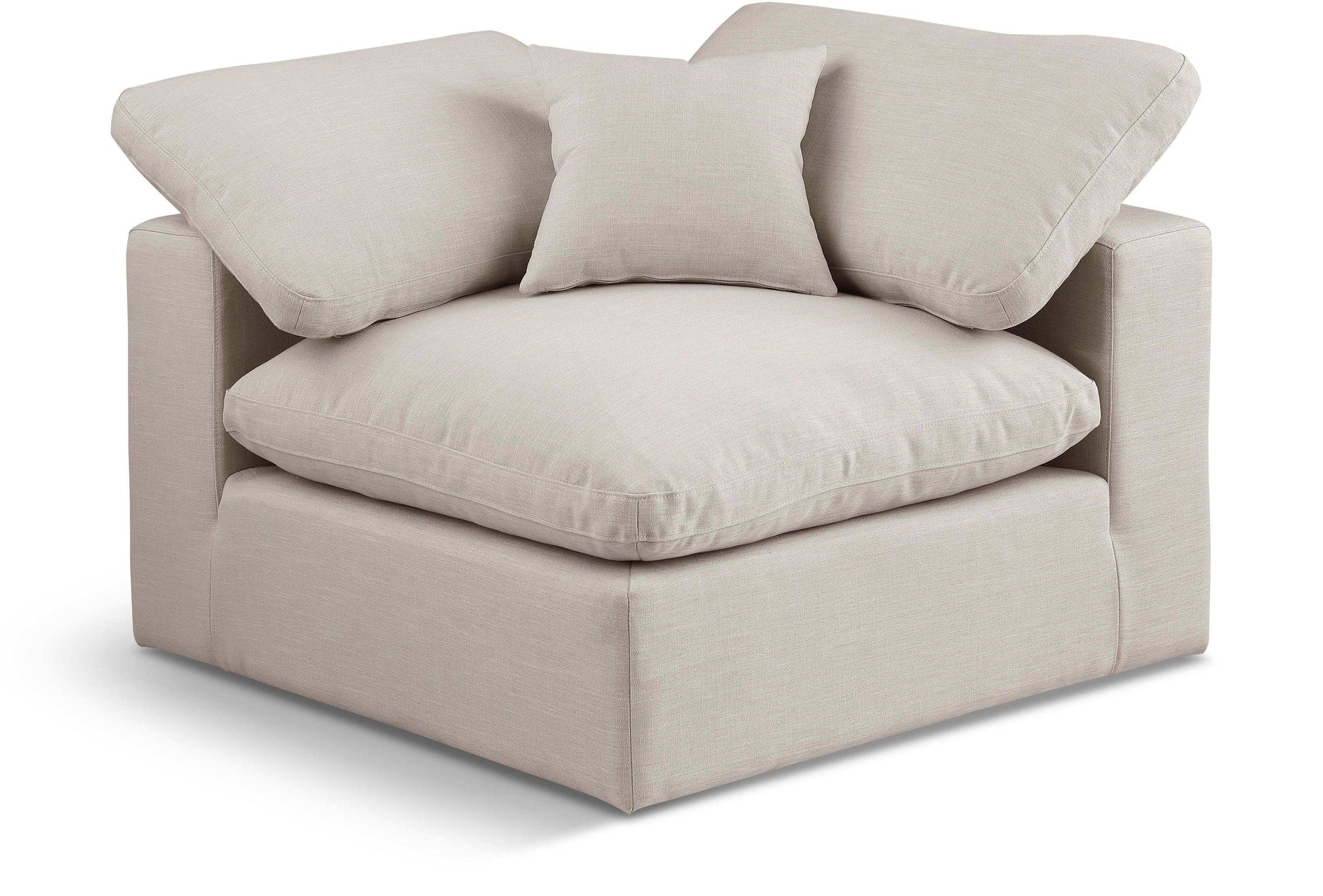Comfy - Linen Corner Chair - Best Buy Furniture