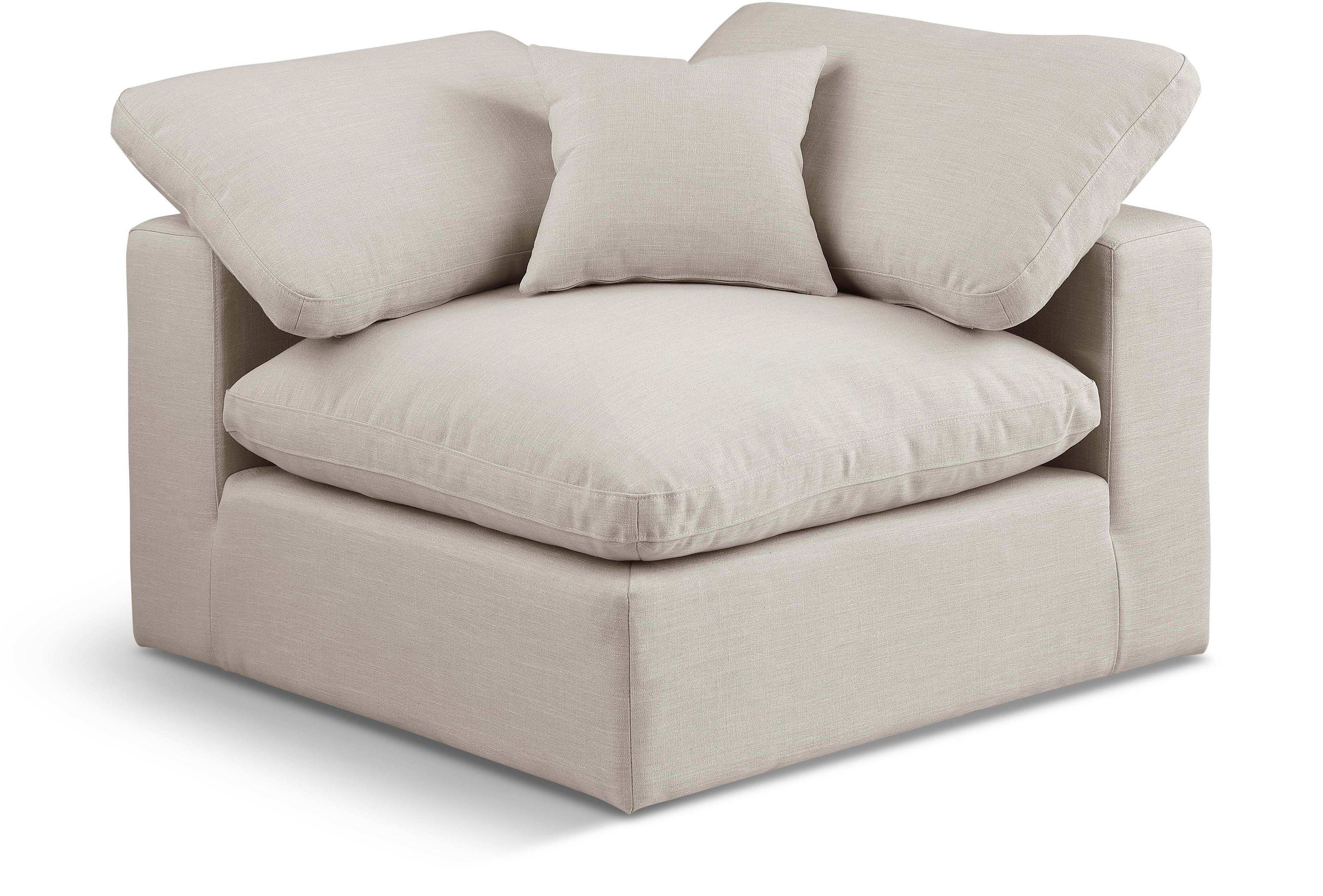 Comfy - Linen Corner Chair - Best Buy Furniture