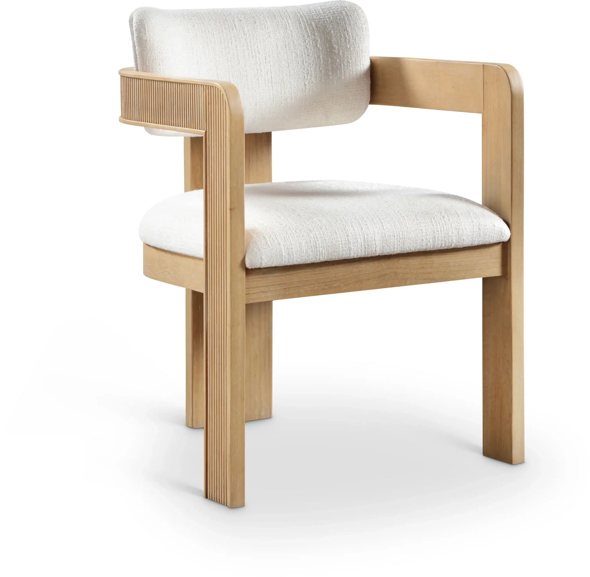 Sacha - Linen Dining Chair With Natural Base (Set of 2) - Best Buy Furniture