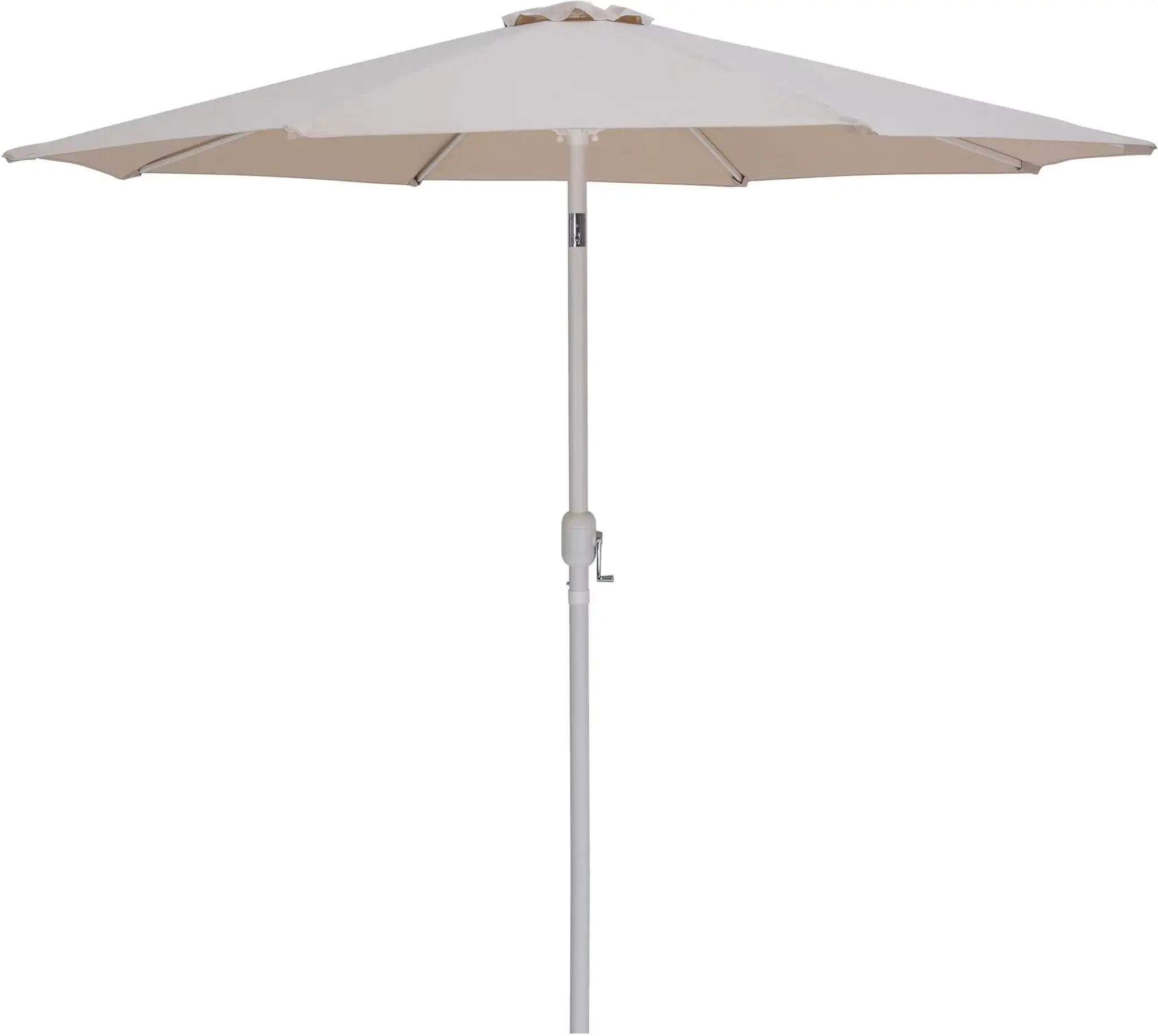 Fiji - Aluminum Patio Umbrella With Square Black And White Base
