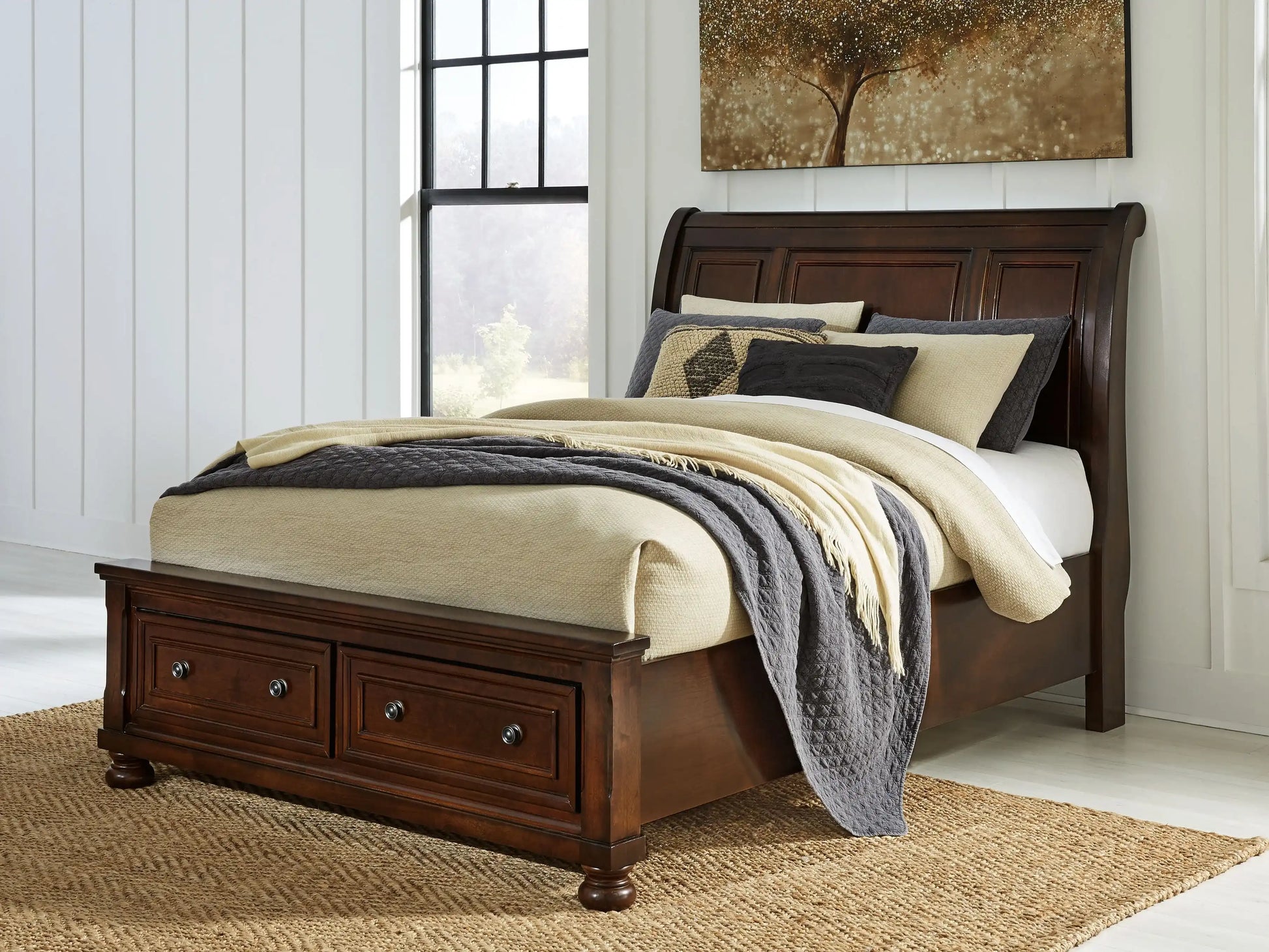 Porter - Sleigh Storage Bed - Best Buy Furniture