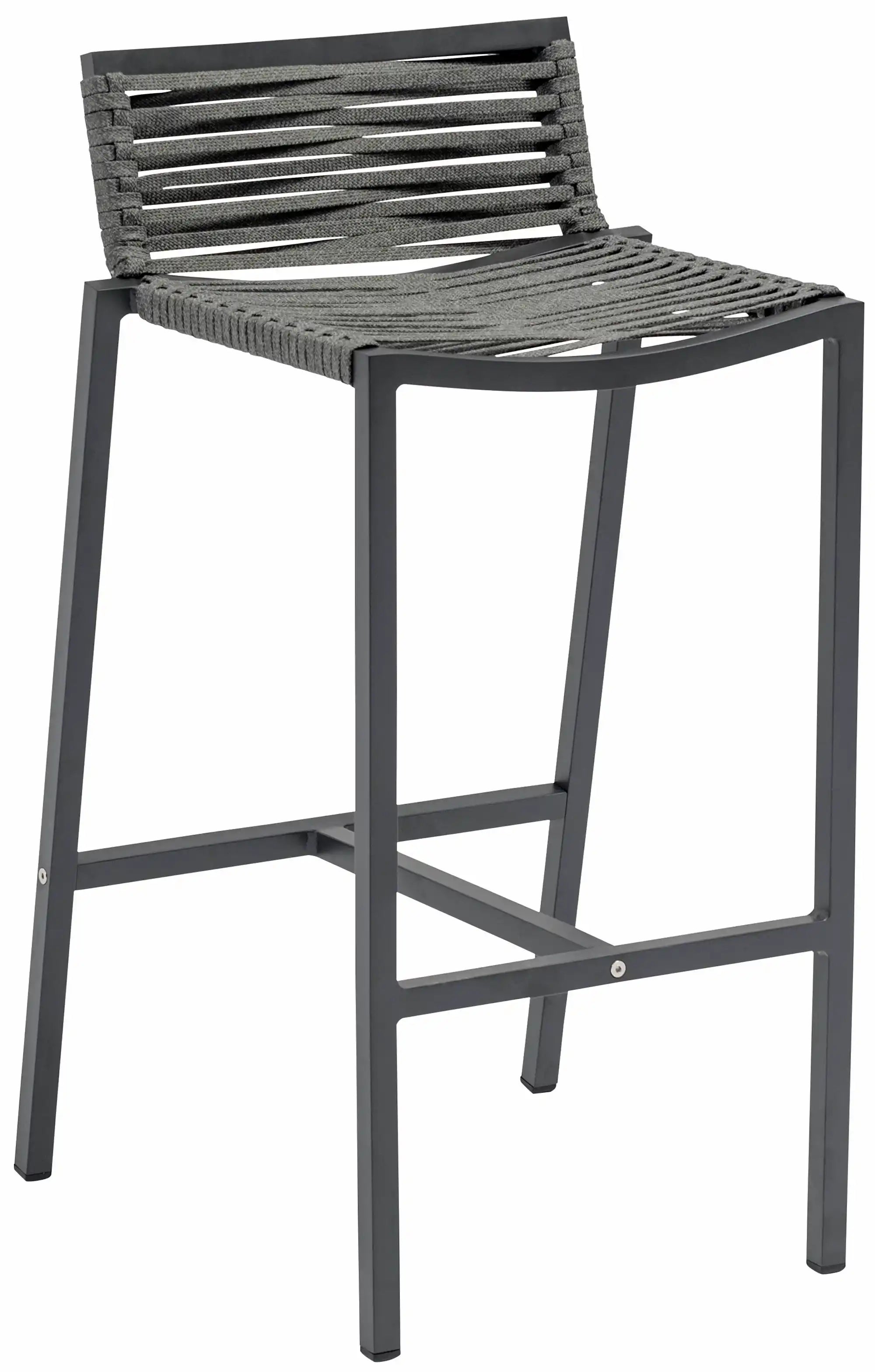 Maldives - Rope Outdoor Patio Bar Stool (Set of 2) - Best Buy Furniture
