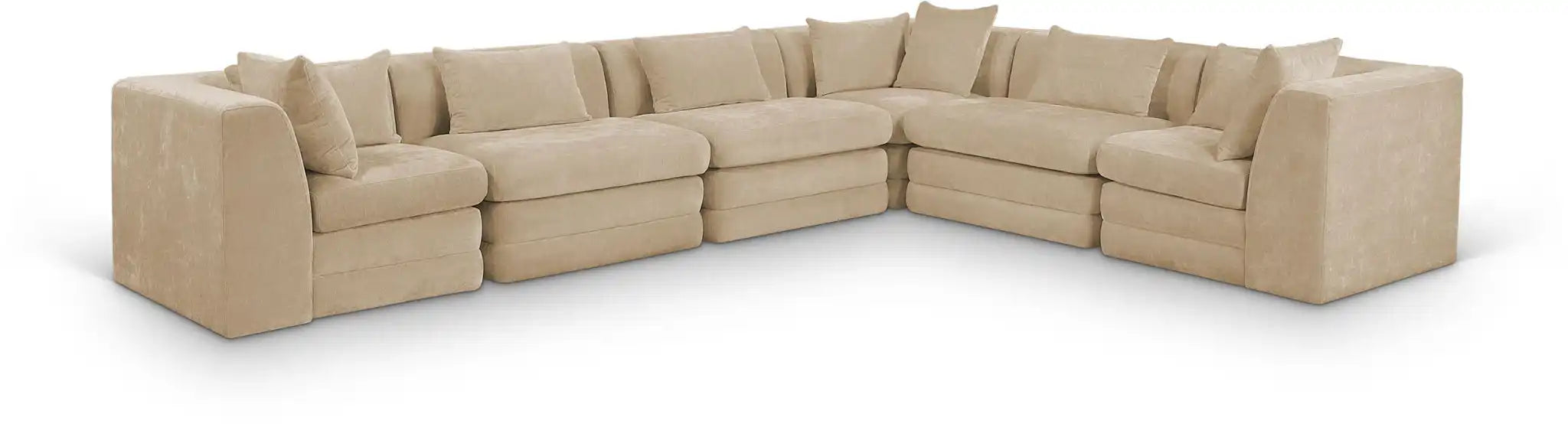 Stellar - 6 Piece Upholstered Modular Sectional - Best Buy Furniture