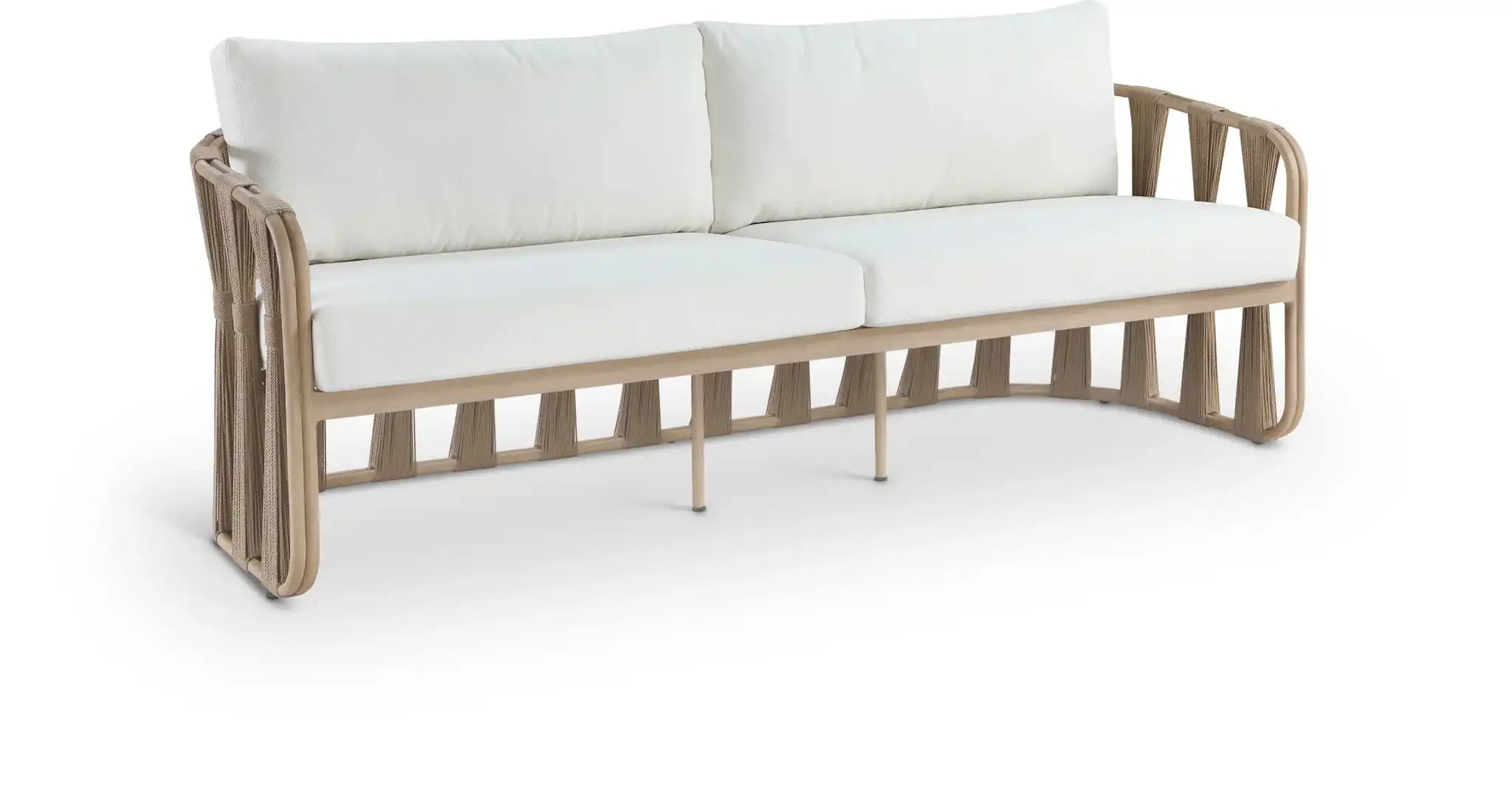 San Pietro - Resilient Waterproof Fabric 90.5" Upholstered Outdoor Patio Sofa - Best Buy Furniture