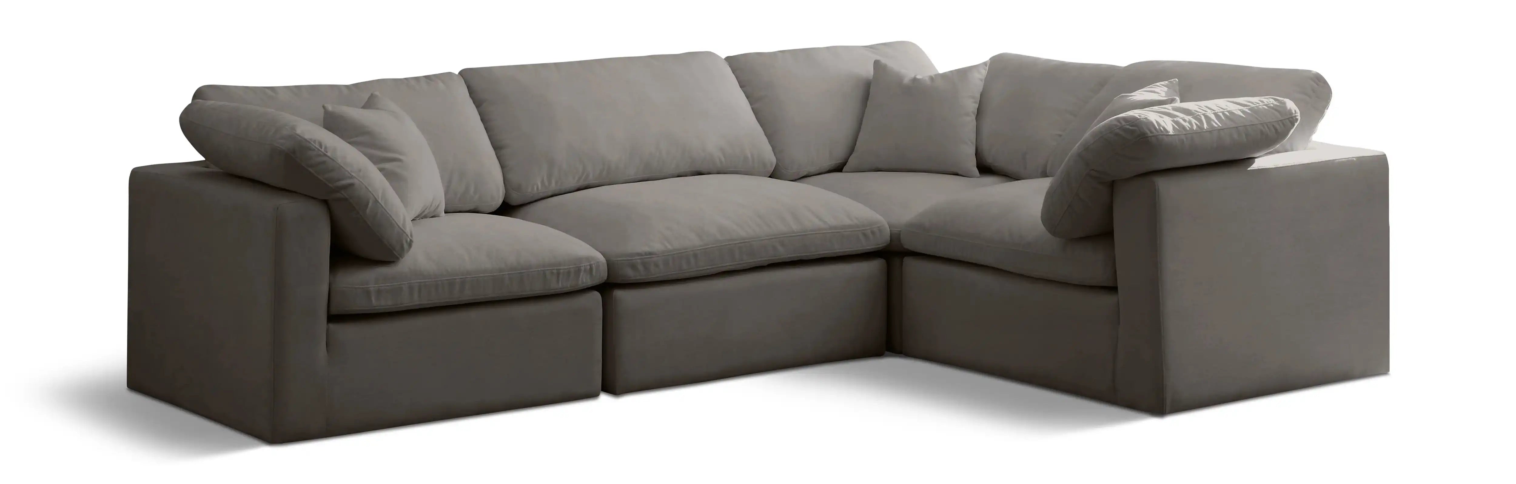 Plush - 4 Piece Modular Sectional - Best Buy Furniture