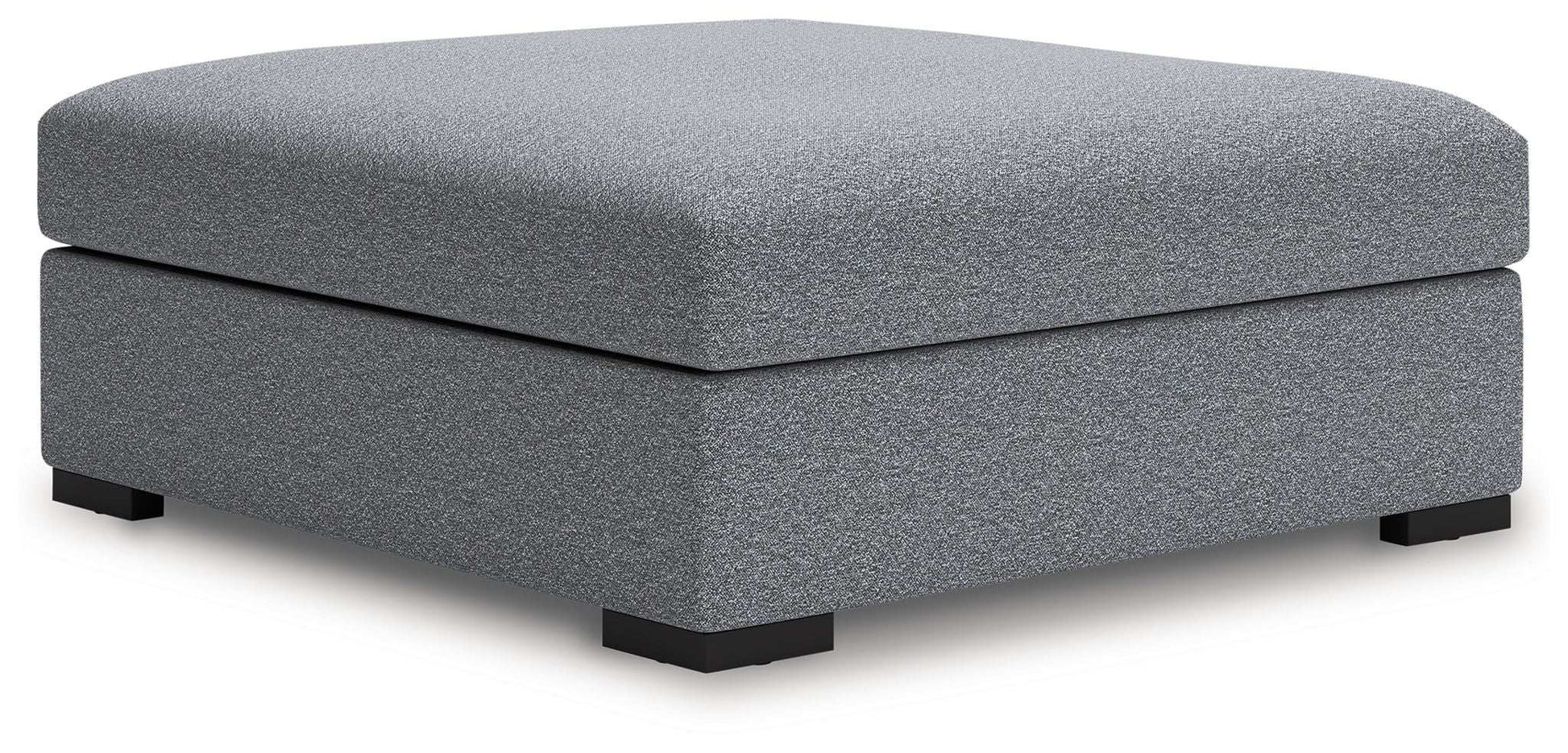 Bealton - Oversized Accent Ottoman - Salt And Pepper - Best Buy Furniture