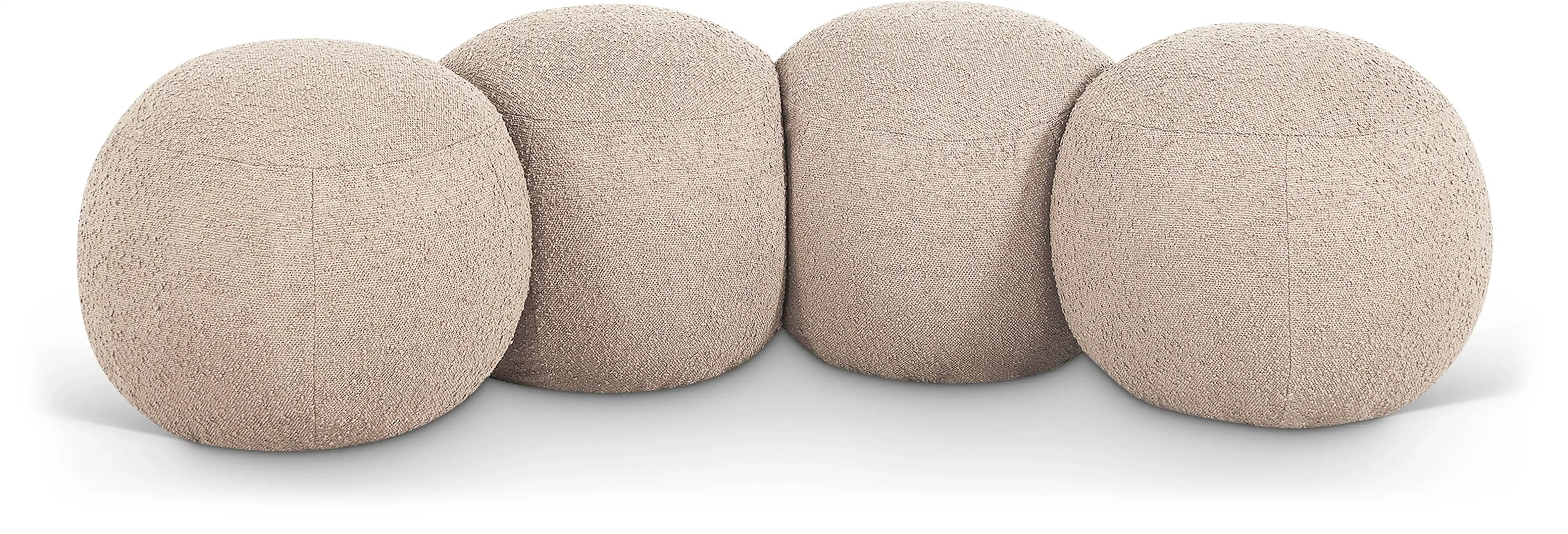 Apollo - Boucle Fabric Bench - Best Buy Furniture