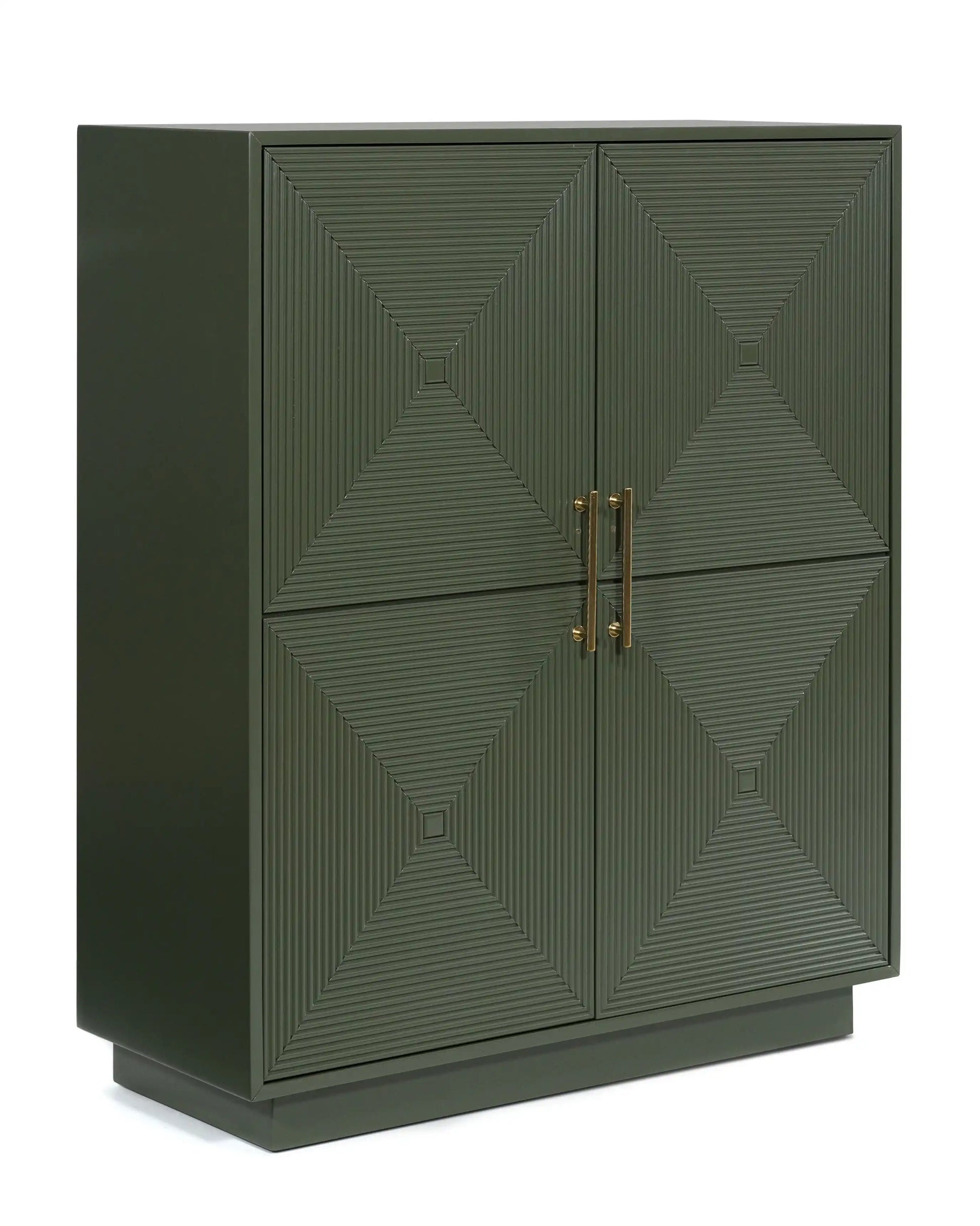 Geirwood - Accent Cabinet - Dark Green - Best Buy Furniture
