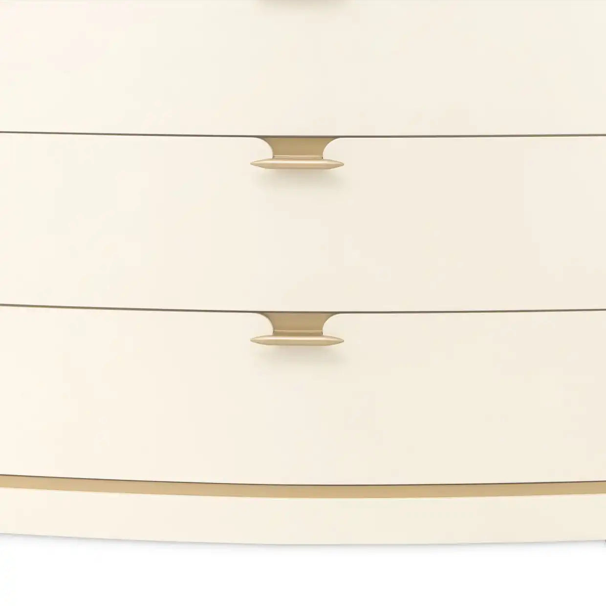 La Terrazza - 5-Drawer Chest - Creamy Pearl - Best Buy Furniture