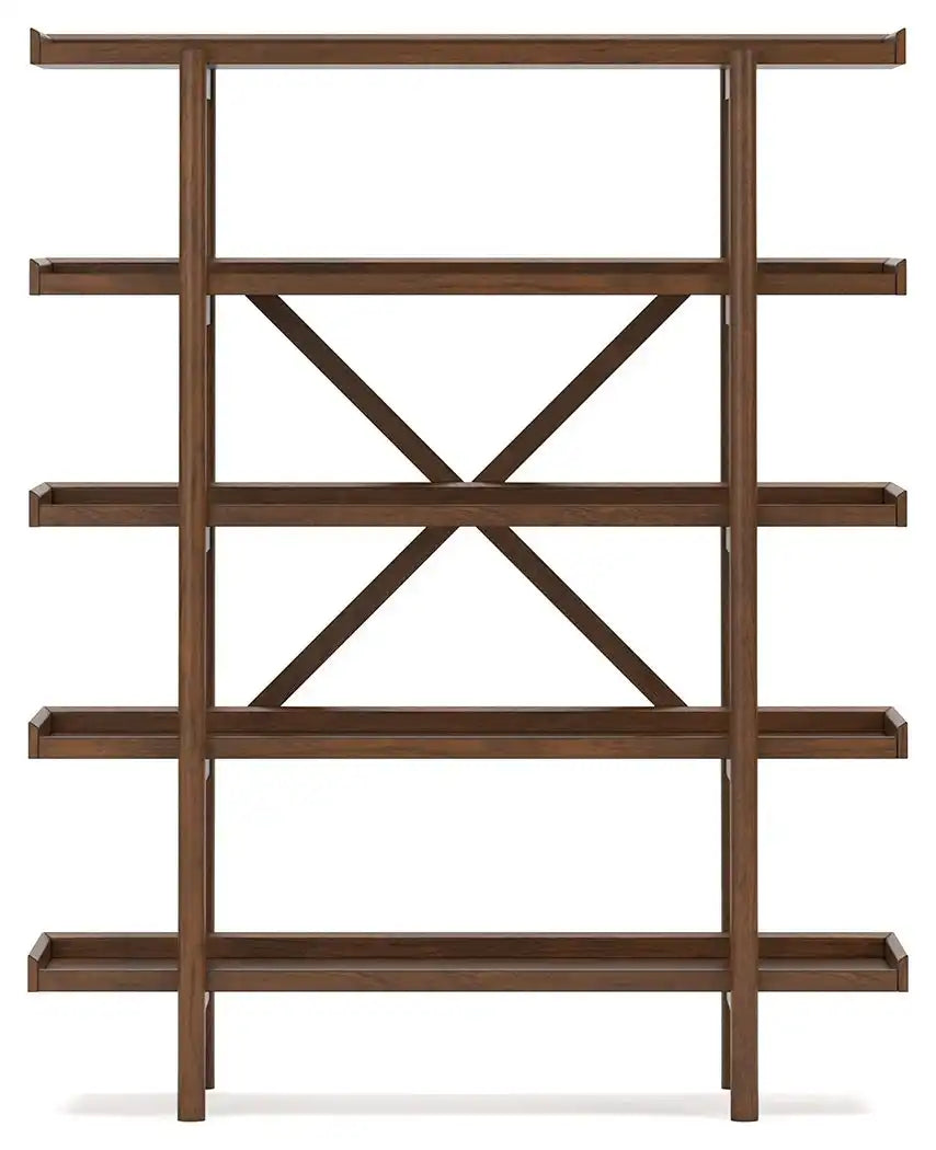 Lyncott - Bookcase - Brown - Best Buy Furniture