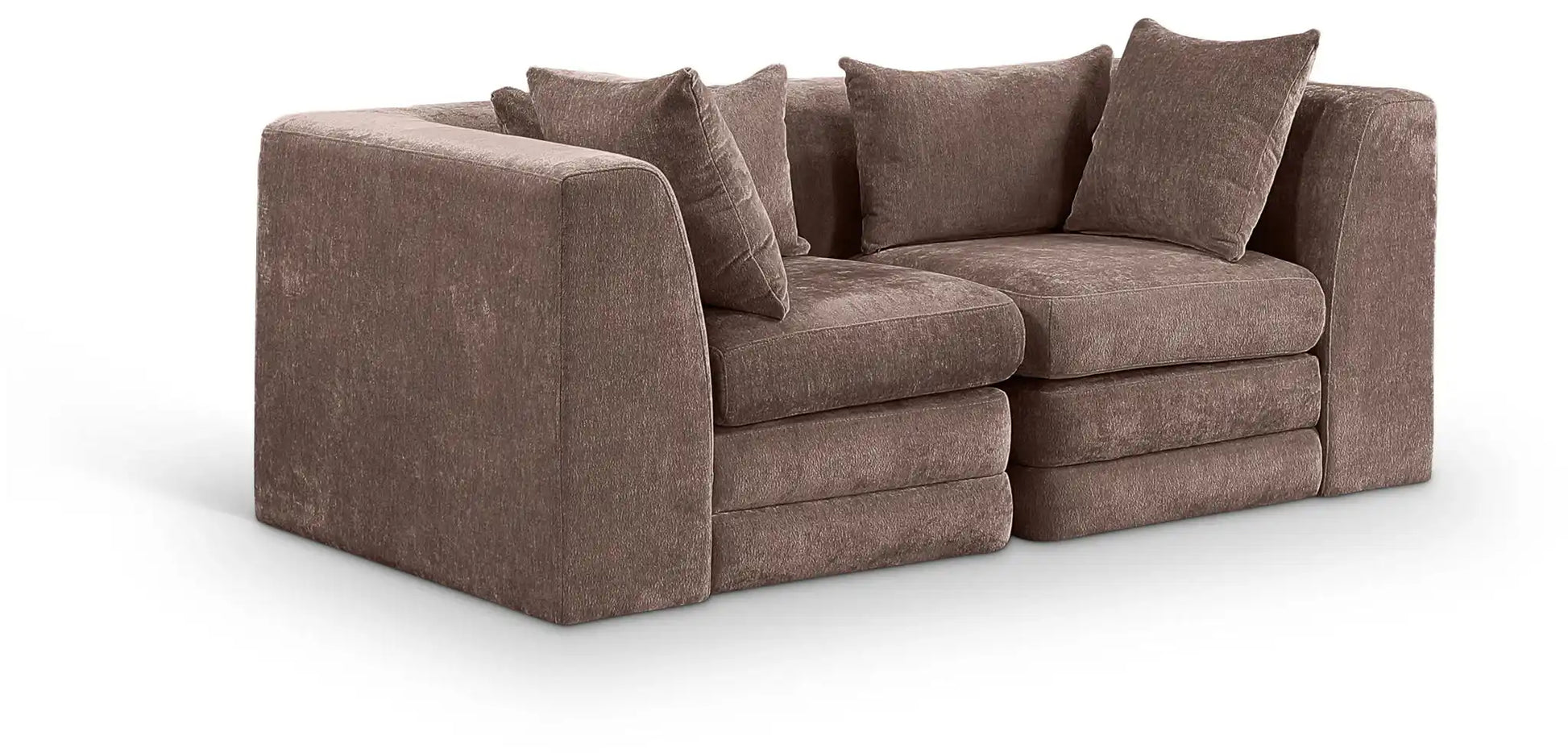 Stellar - 2 Piece 76" Upholstered Modular Loveseat - Best Buy Furniture