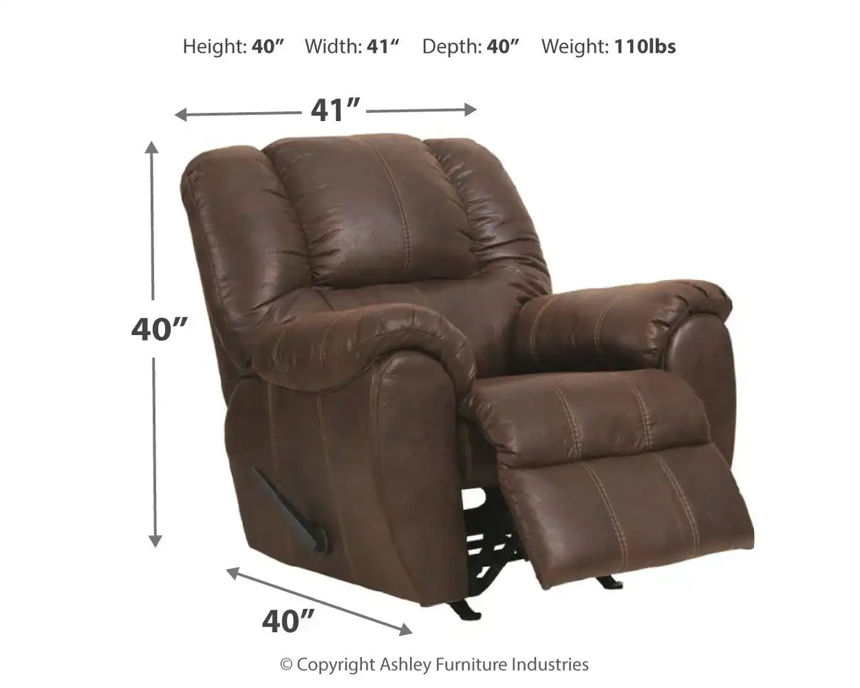 McGann - Rocker Recliner - Best Buy Furniture