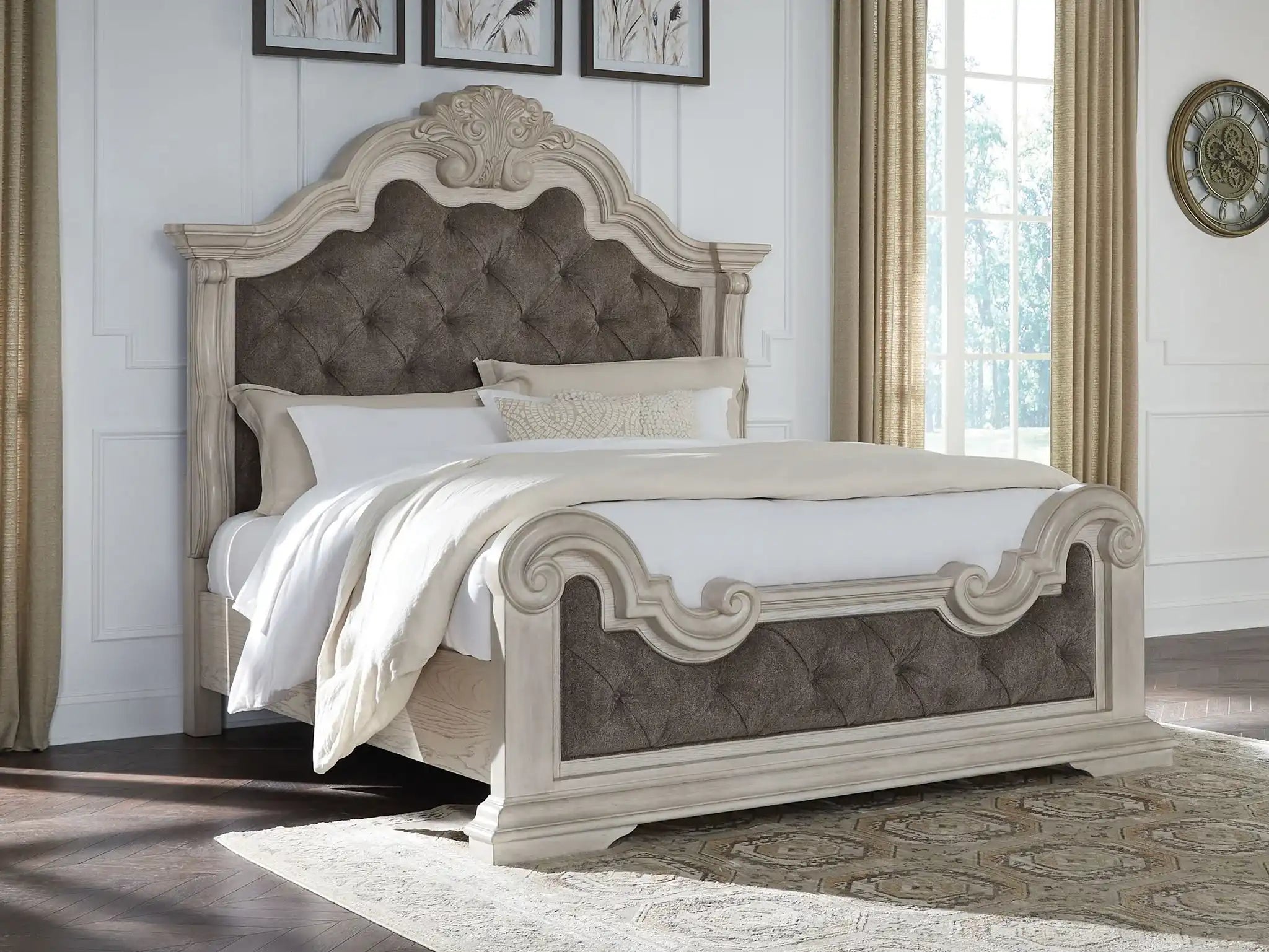 Bruchandi - Upholstered Panel Bed - Best Buy Furniture