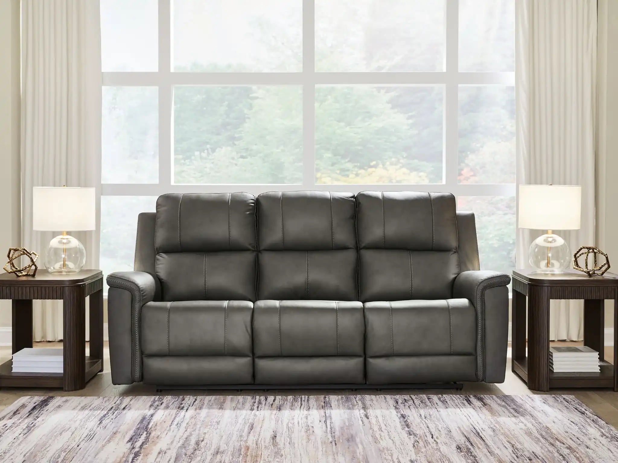 Bleckley - Power Reclining Sofa With Adjustable Headrest - Best Buy Furniture