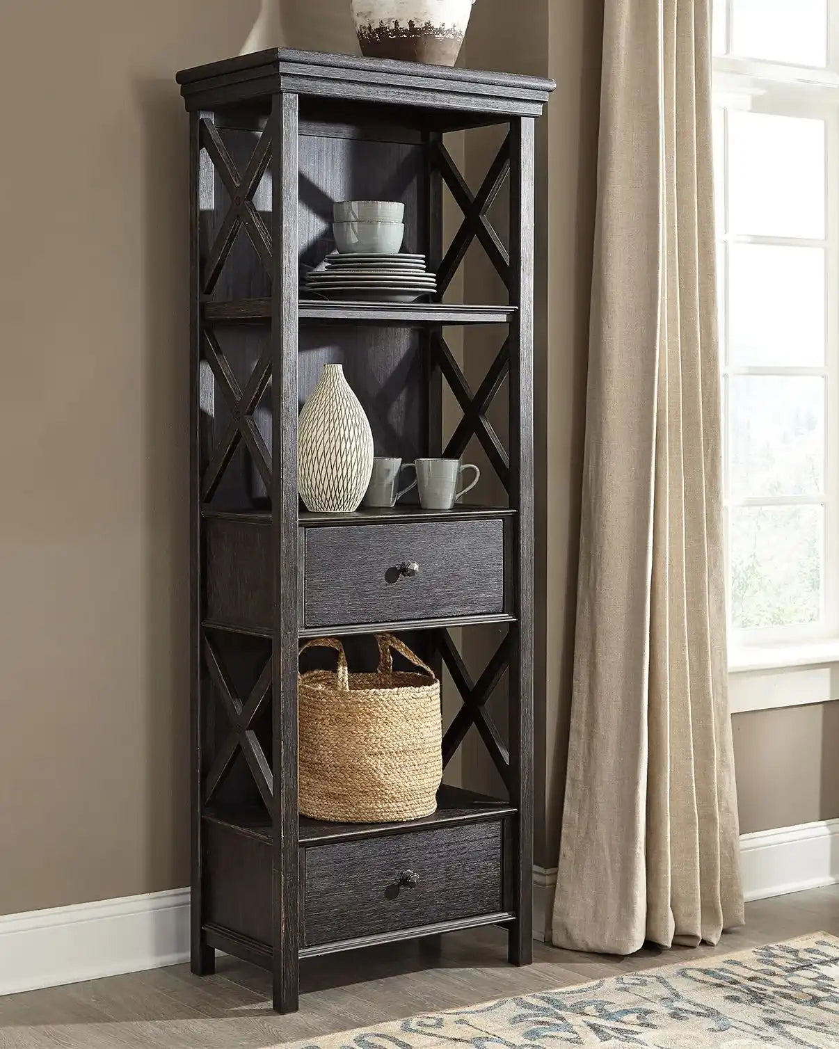 Tyler Creek - Display Cabinet - Best Buy Furniture