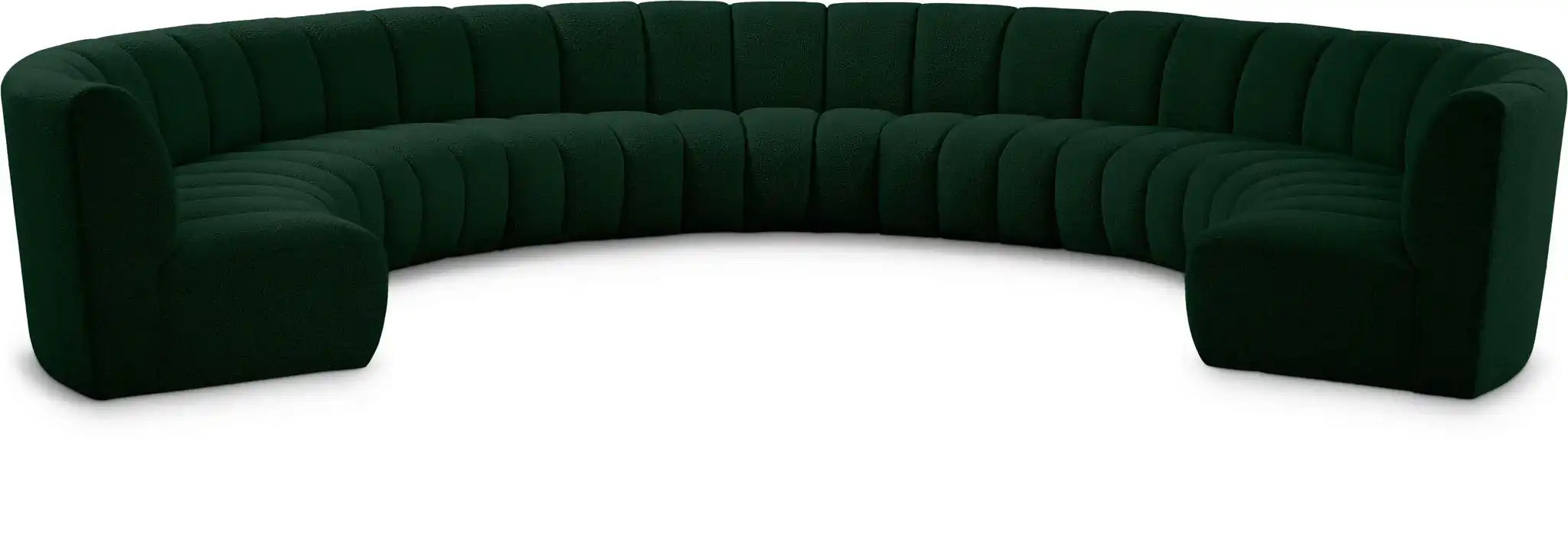 Infinity - 9 Piece Boucle Modular Sectional - Best Buy Furniture