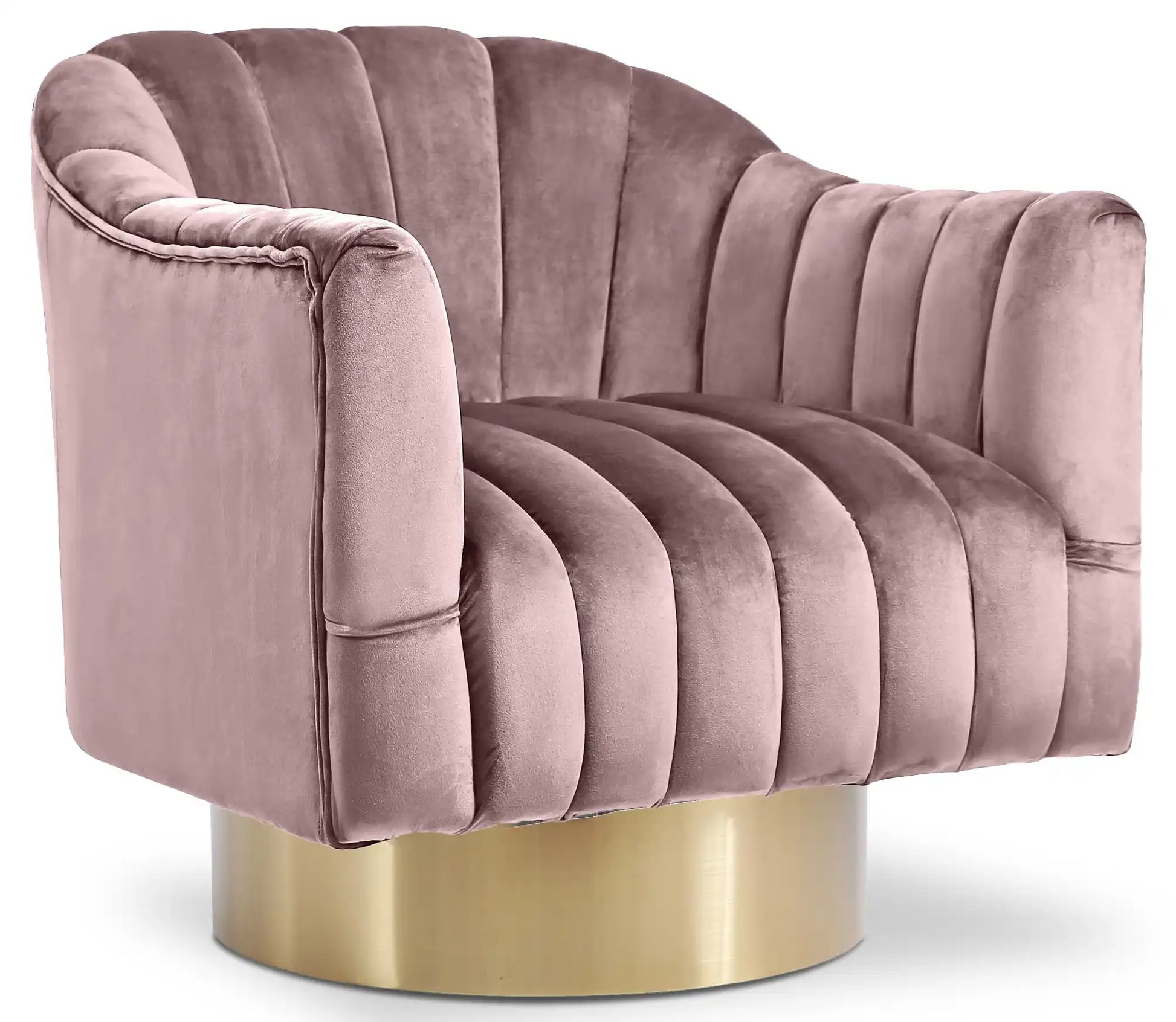 Farrah - Accent Chair with Gold Base - Best Buy Furniture