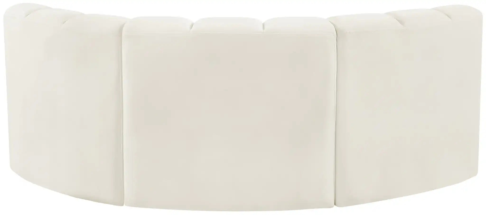 Arc - Velvet 3 Piece Modular U-Shaped Sofa