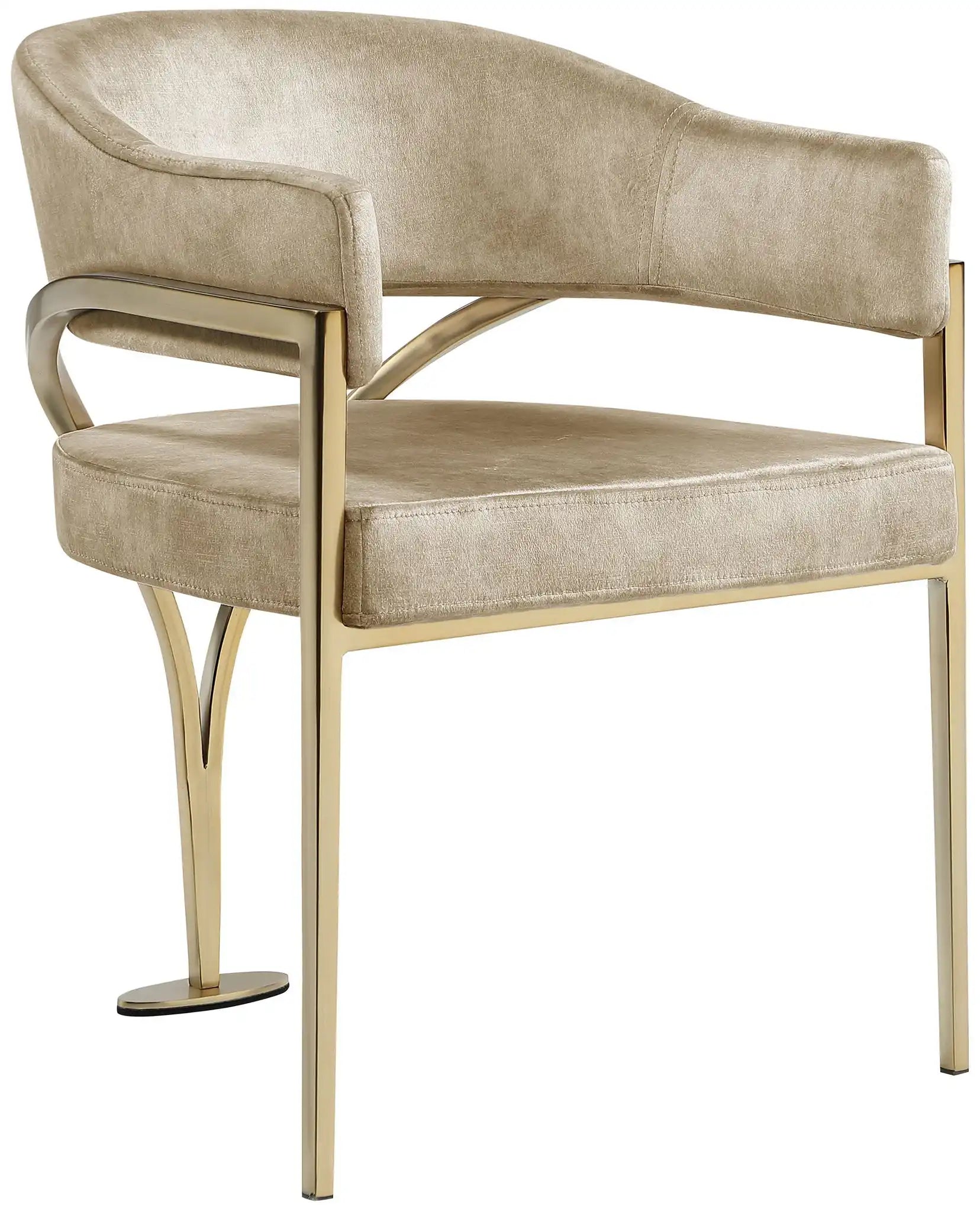 Madelyn - Dining Chair (Set of 2) - Brushed Brass - Best Buy Furniture