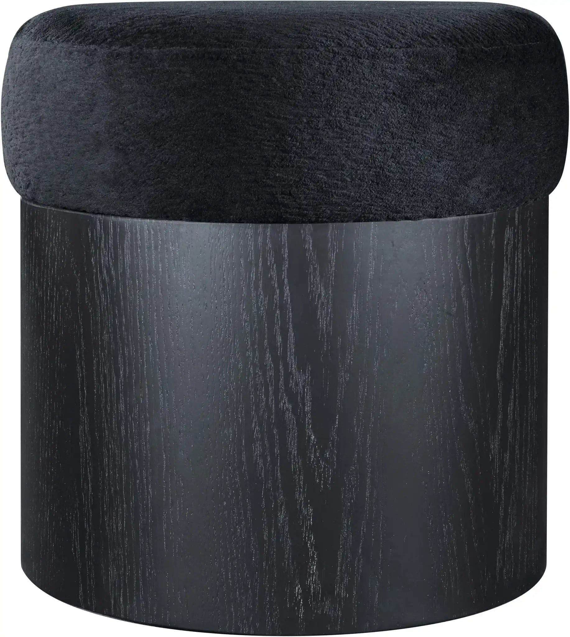 Nimes - Ottoman / Stool With Black Base