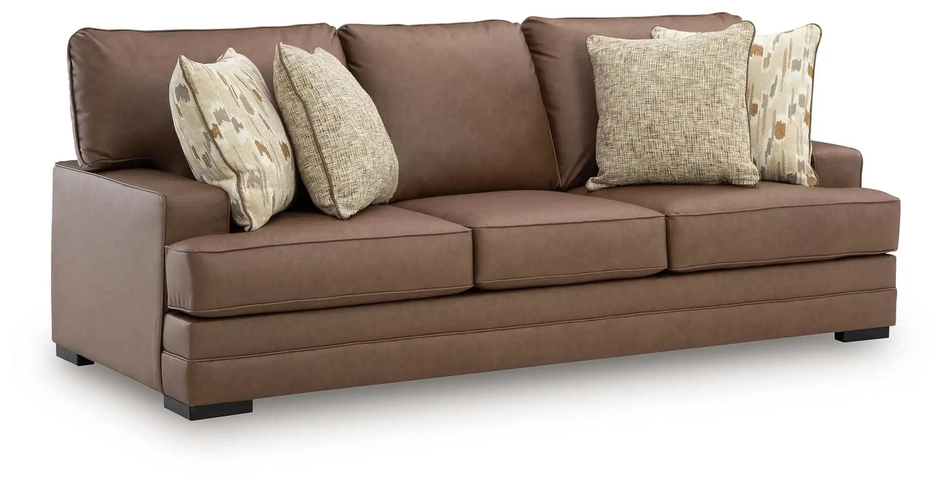 VillaCourt - Sofa - Caramel - Best Buy Furniture