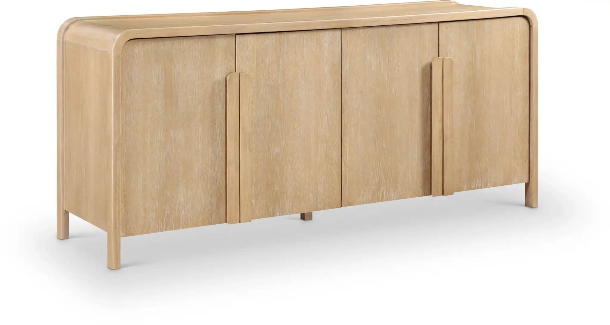 Harmony - Oak Veneer And Solid Wood Sideboard/Buffet - Best Buy Furniture