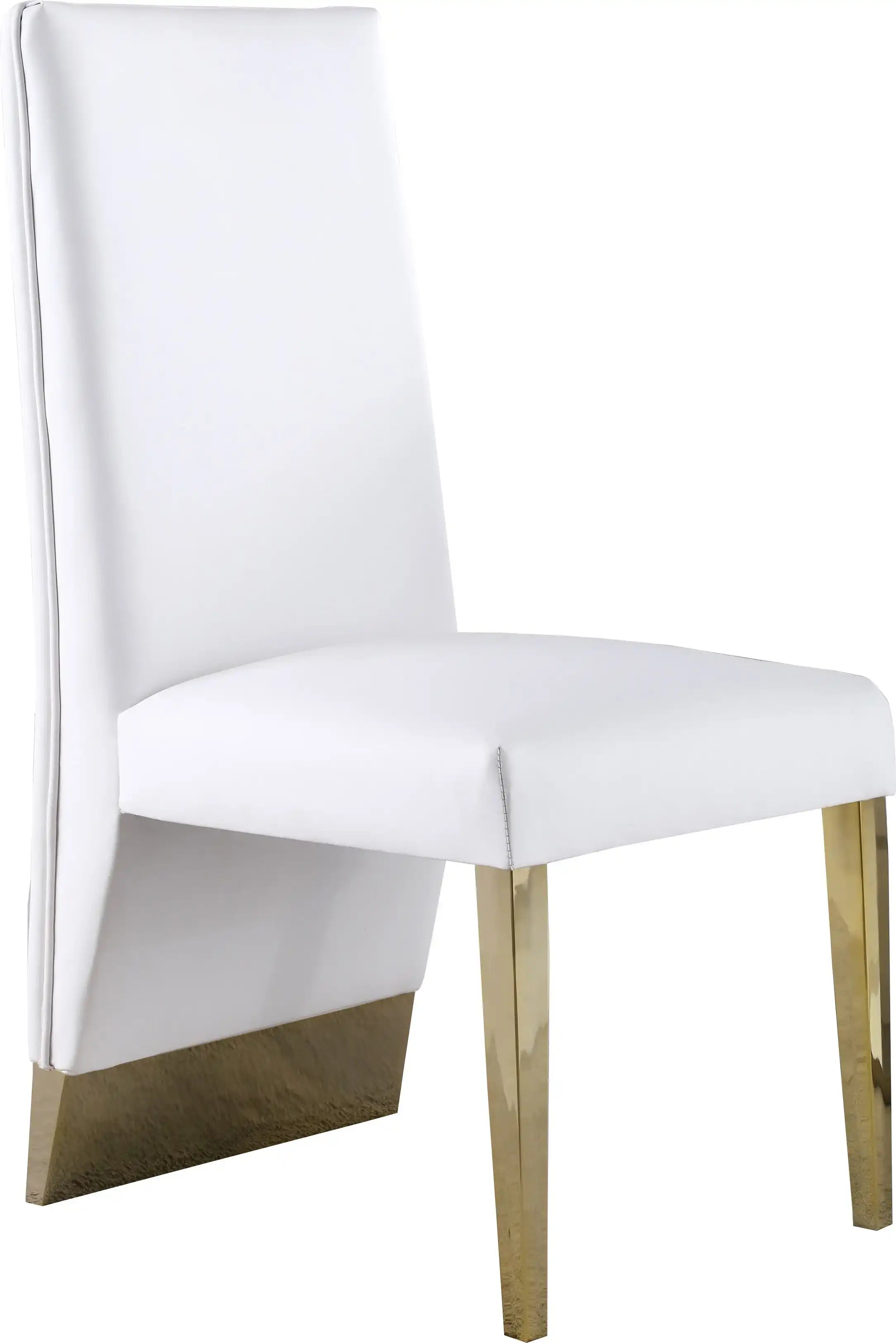 Porsha - Dining Chair (Set of 2) - Gold Base - Best Buy Furniture