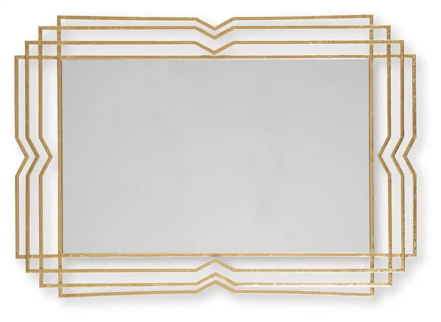 Claybrook - Accent Mirror - Gold Finish - Best Buy Furniture