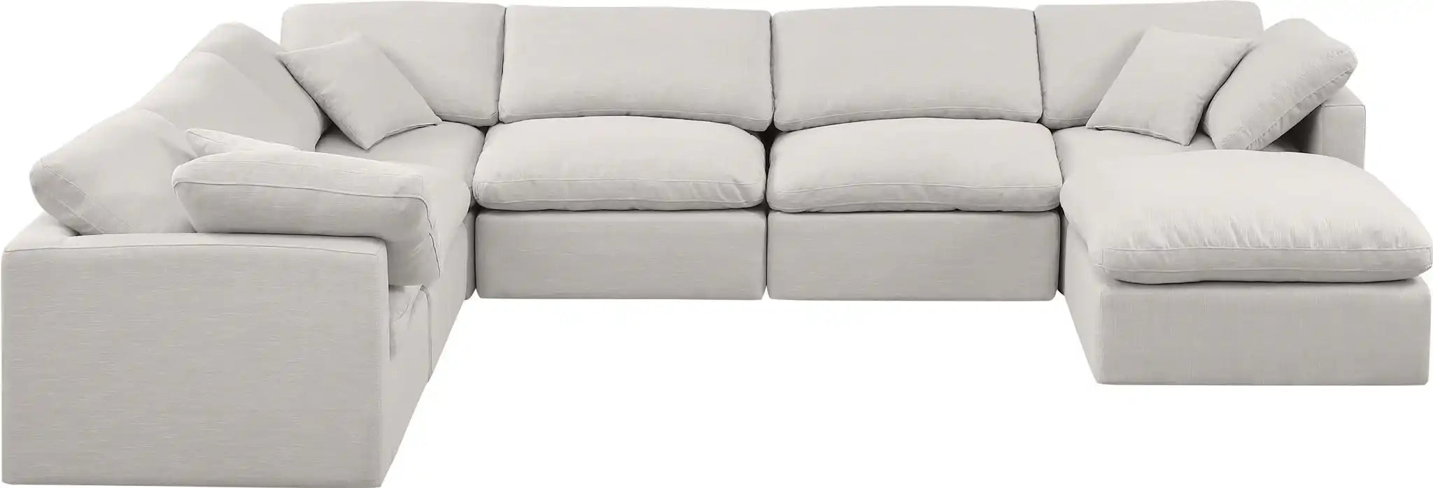 Indulge - Linen 7 Piece Modular Sectional