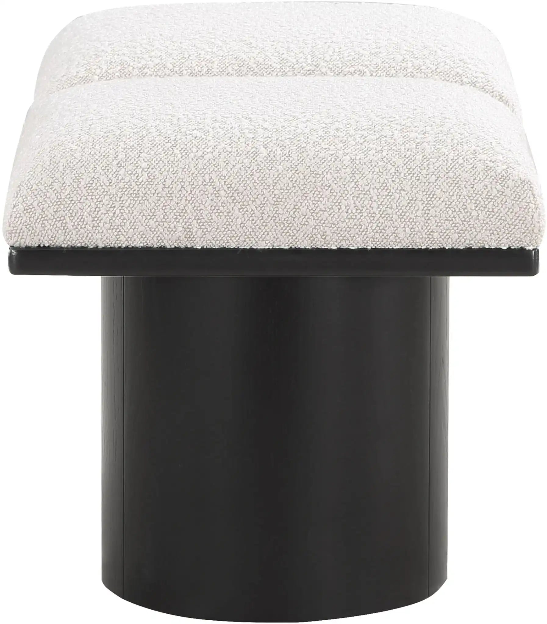 Pavilion - 2 Piece Modular Bench With Black Base