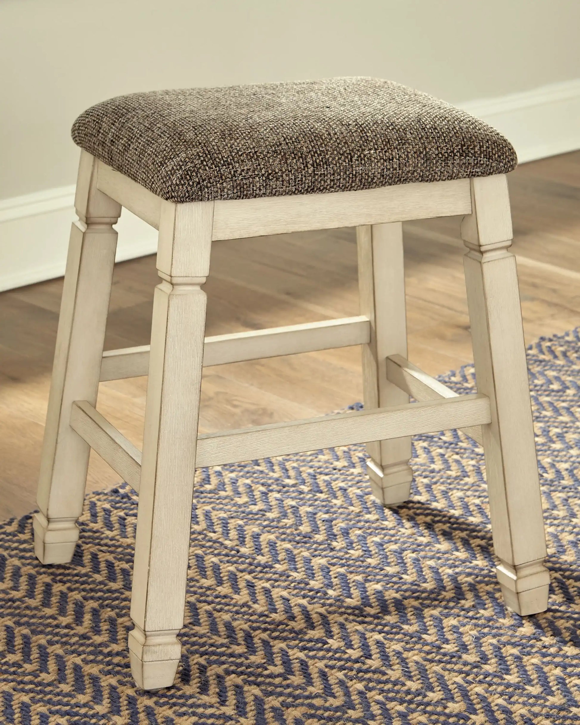 Bolanburg - Upholstered Stool (Set of 2) - Beige - Best Buy Furniture